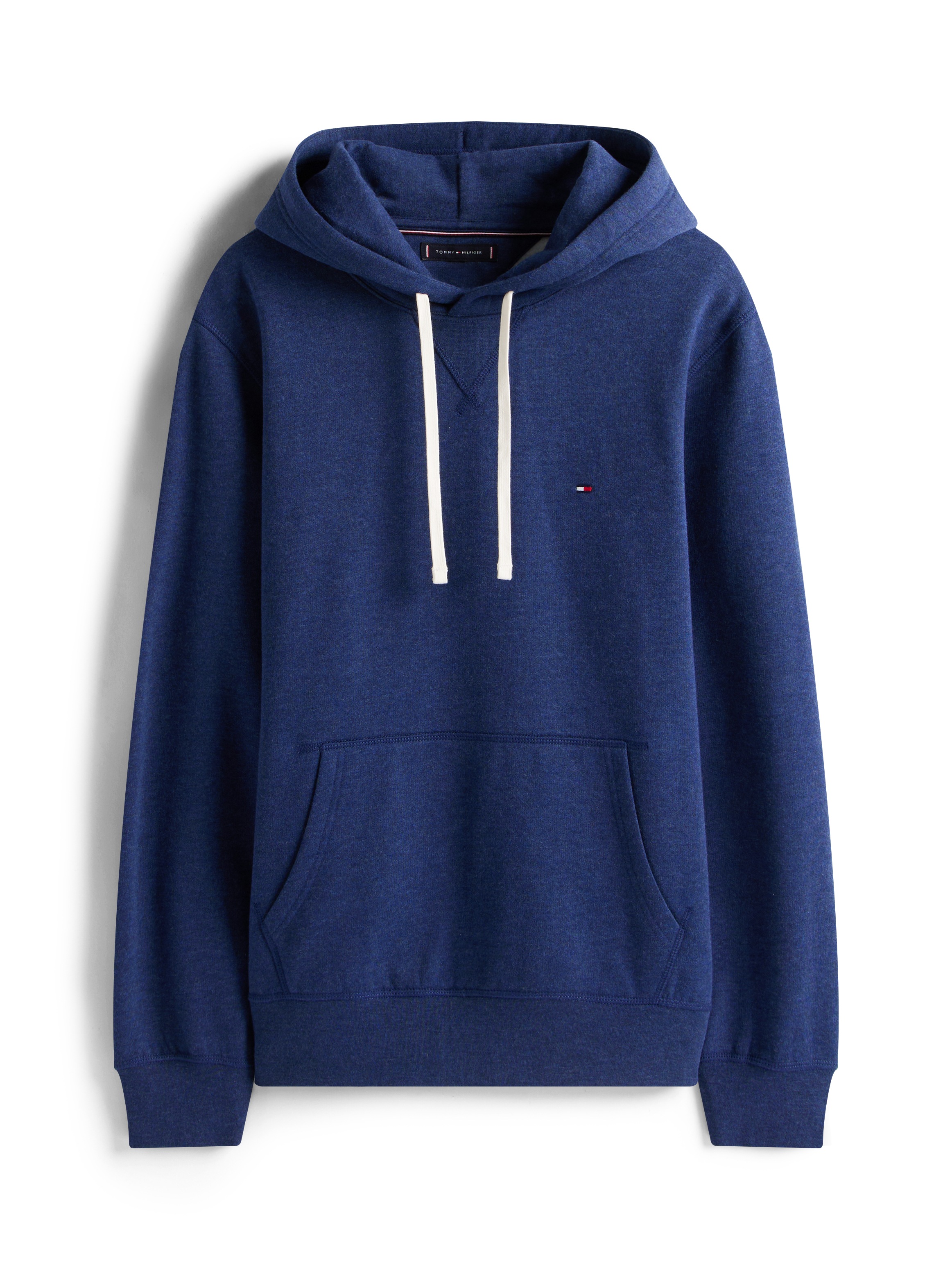 Tommy Hilfiger Hoodie »ESS SEASONAL FLEECE HOODY mit Kapuze und Kängurutasche«, unifarben, casual, regular fit, Baumwollmix, Kapuze
