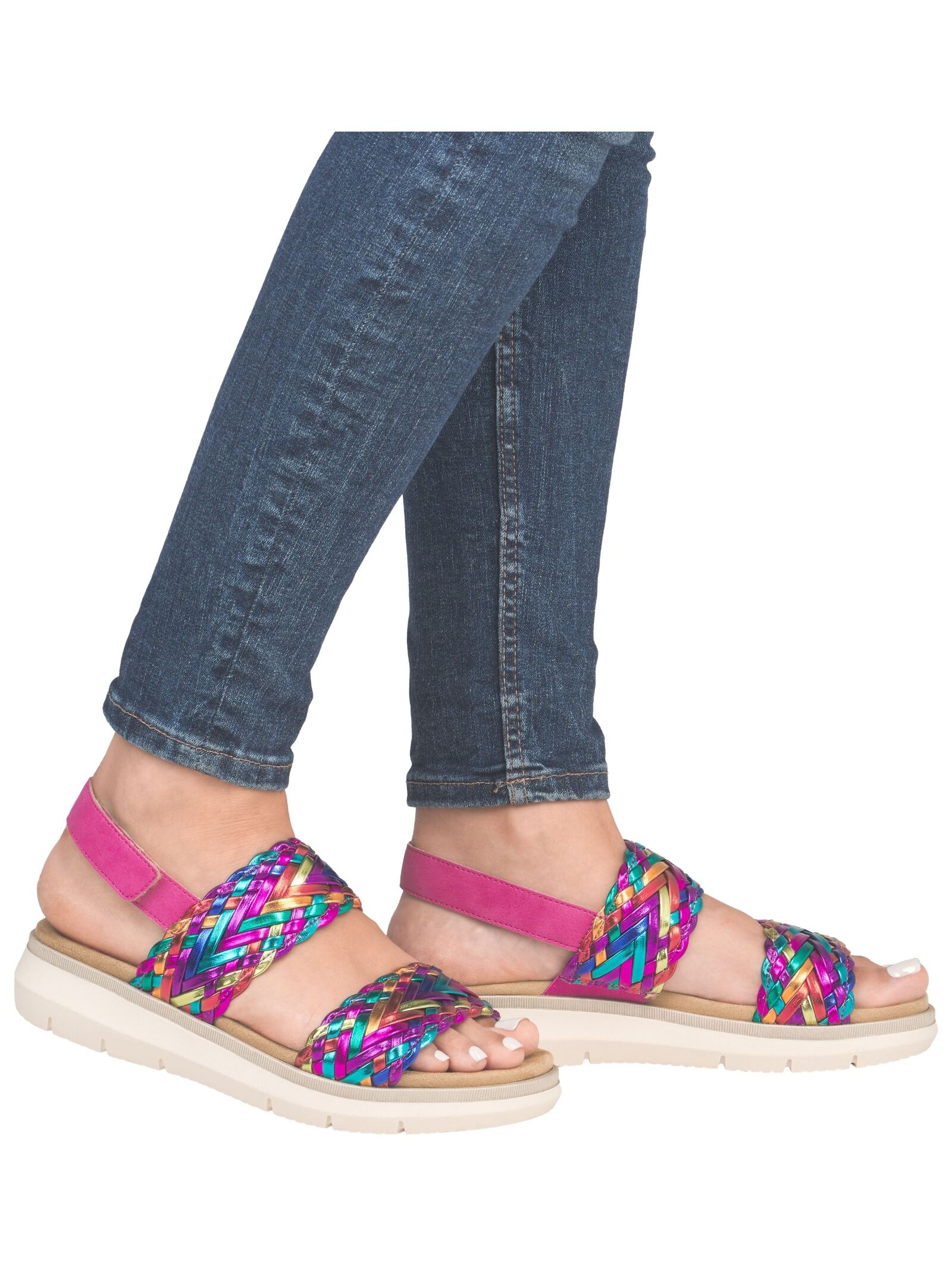 Thumbnail - Remonte Riemchensandale "Remonte Sandalen Lederimitat"