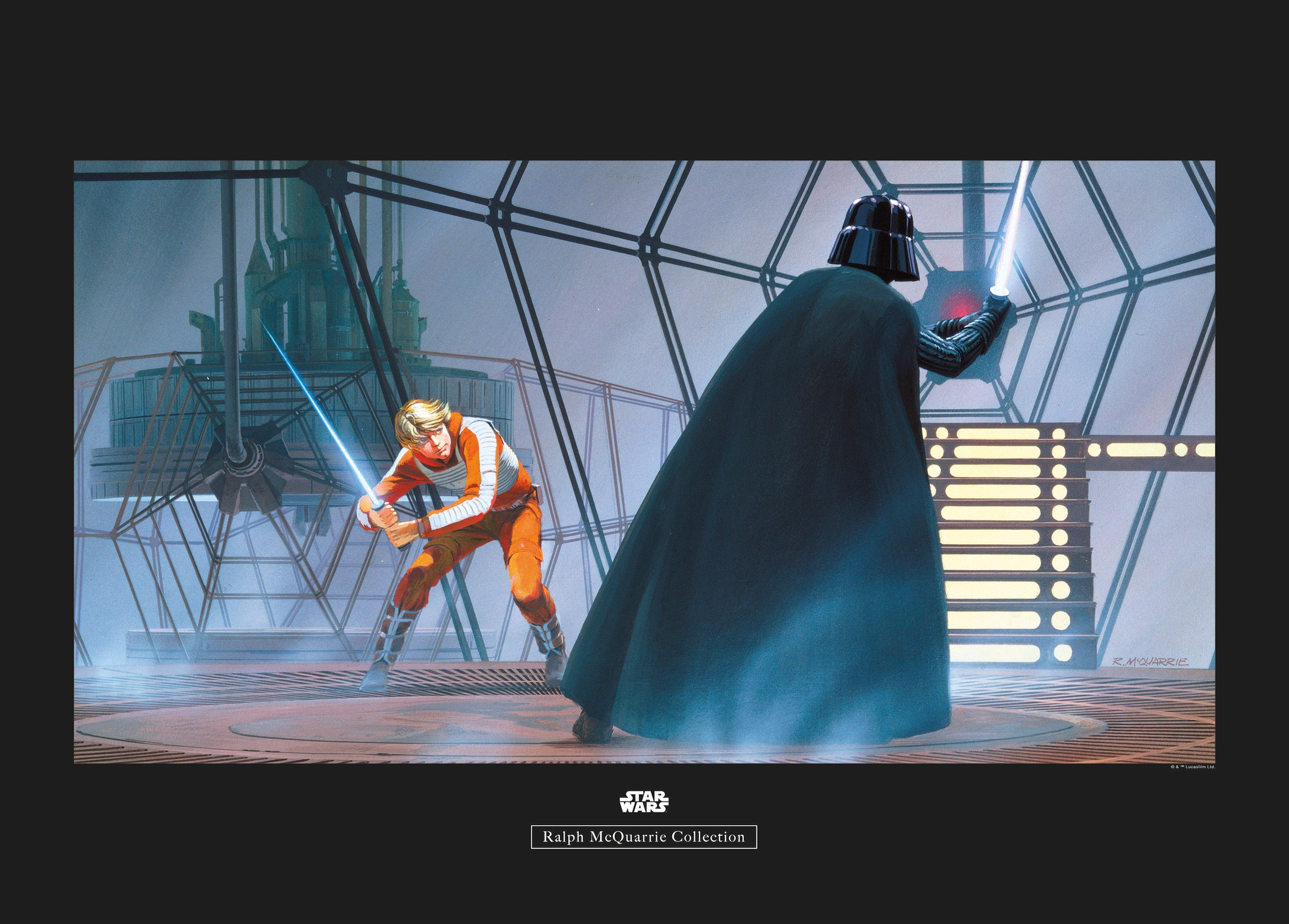 Komar Bild "Star Wars Classic RMQ Vader Luke Carbonit Room", Star Wars, (1 günstig online kaufen