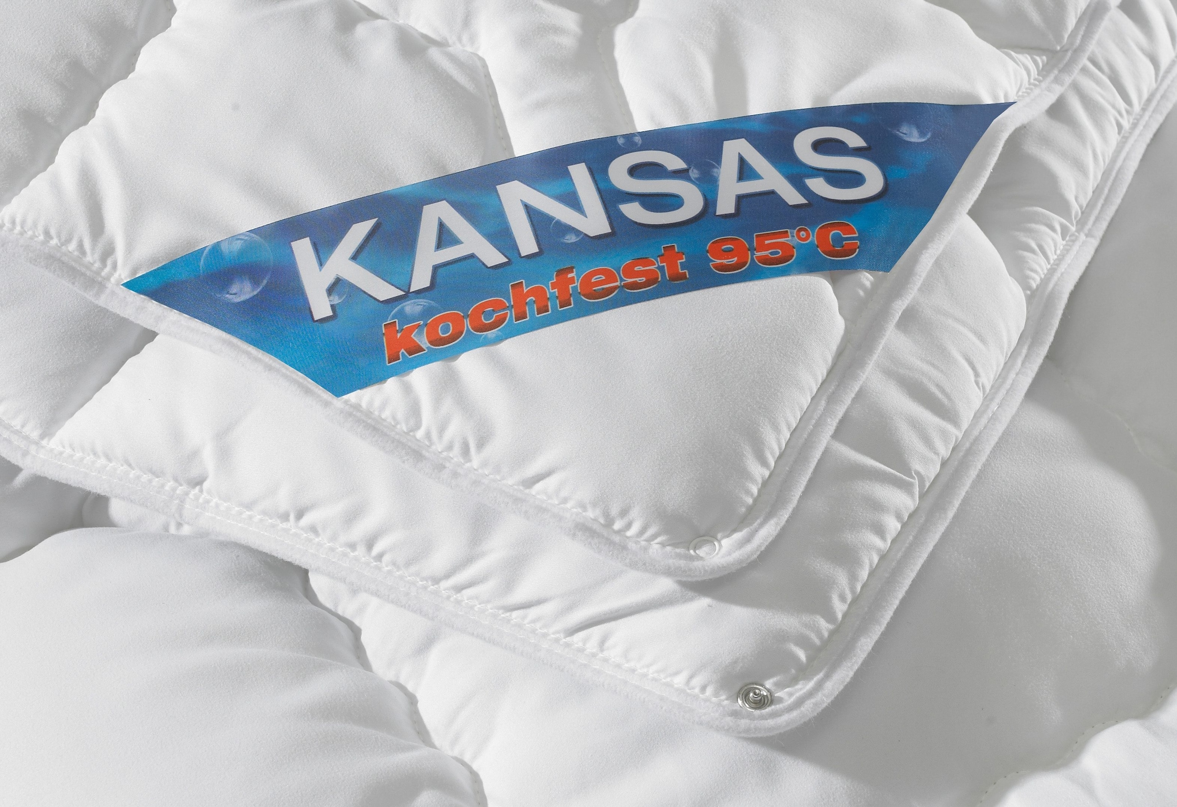fan Microfaserbettdecke »Kansas«, 4-Jahreszeiten, Füllung Polyesterfaser, Bezug 100% Polyester, (1 St.), Bettdecke in 135x200 cm und weiteren Größen, für Sommer oder Winter