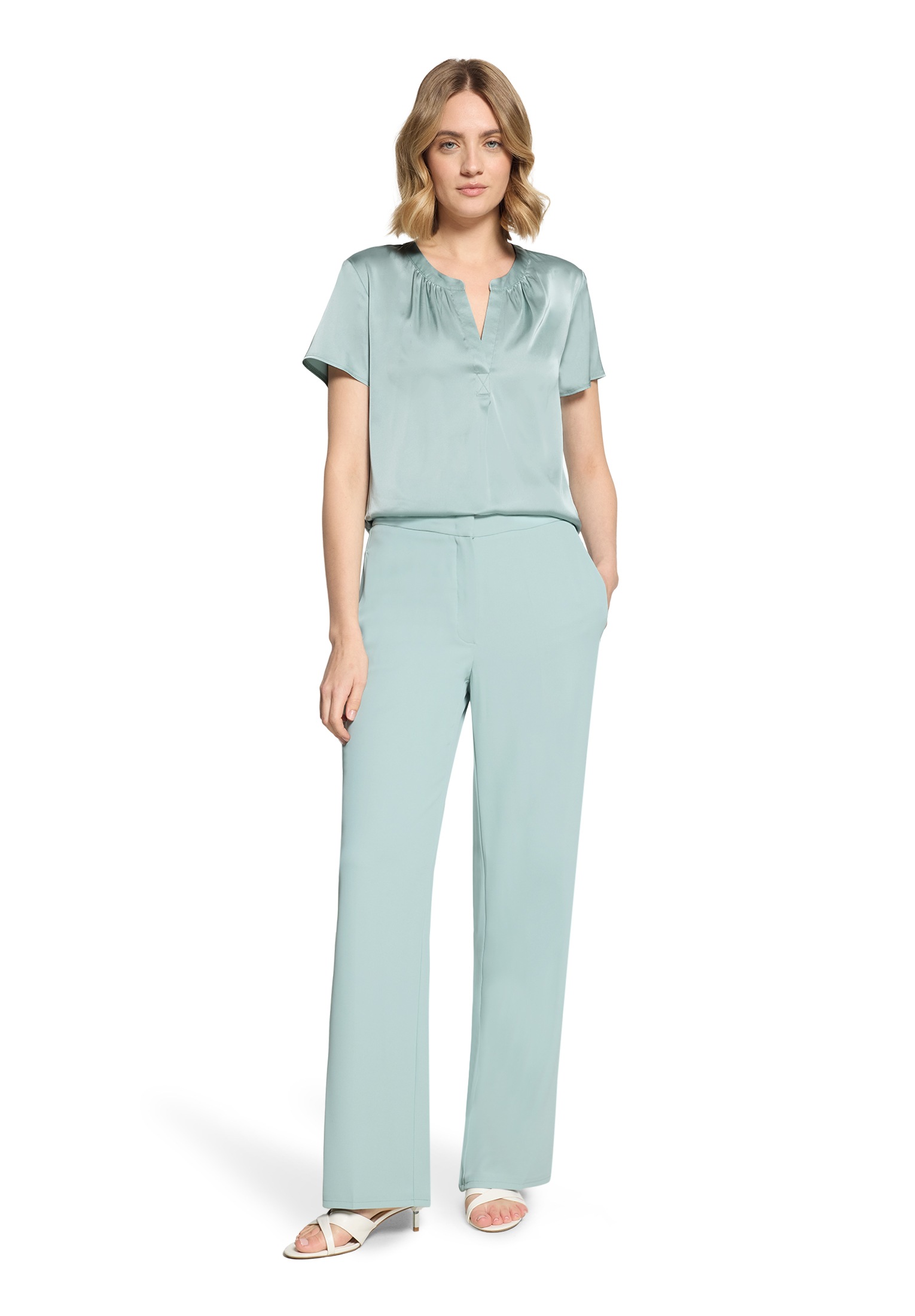 Betty Barclay Satinbluse »Damen kurzarm«