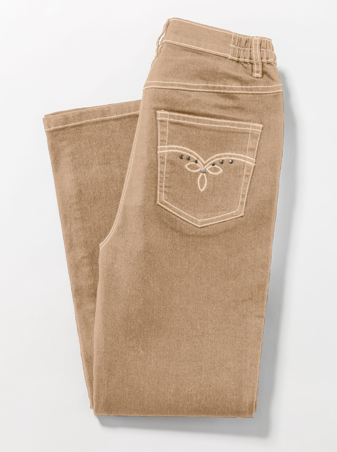 Classic Basics Women 5-Pocket Jeans Camel 56 3