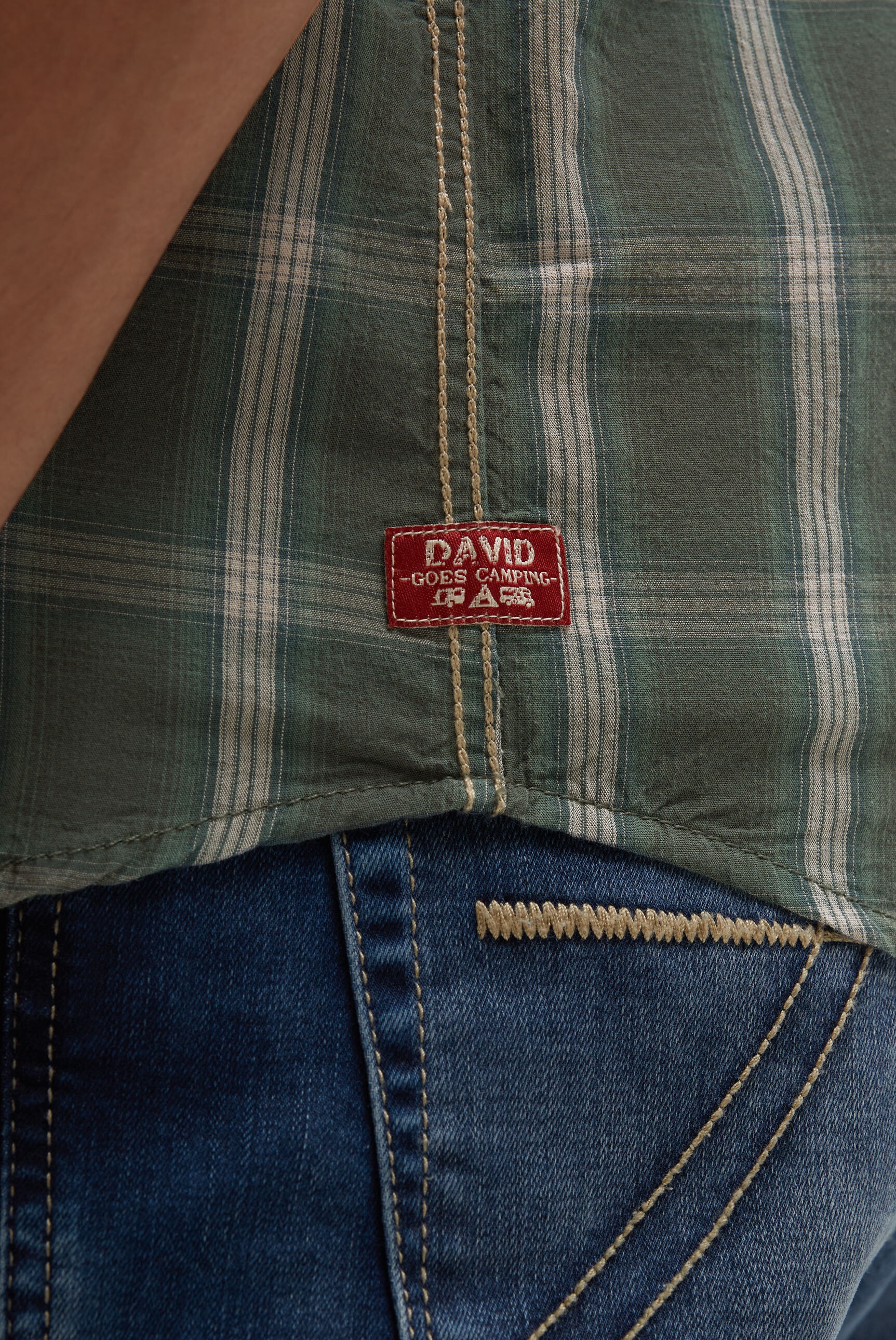 CAMP DAVID Kurzarmhemd mit Kentkragen