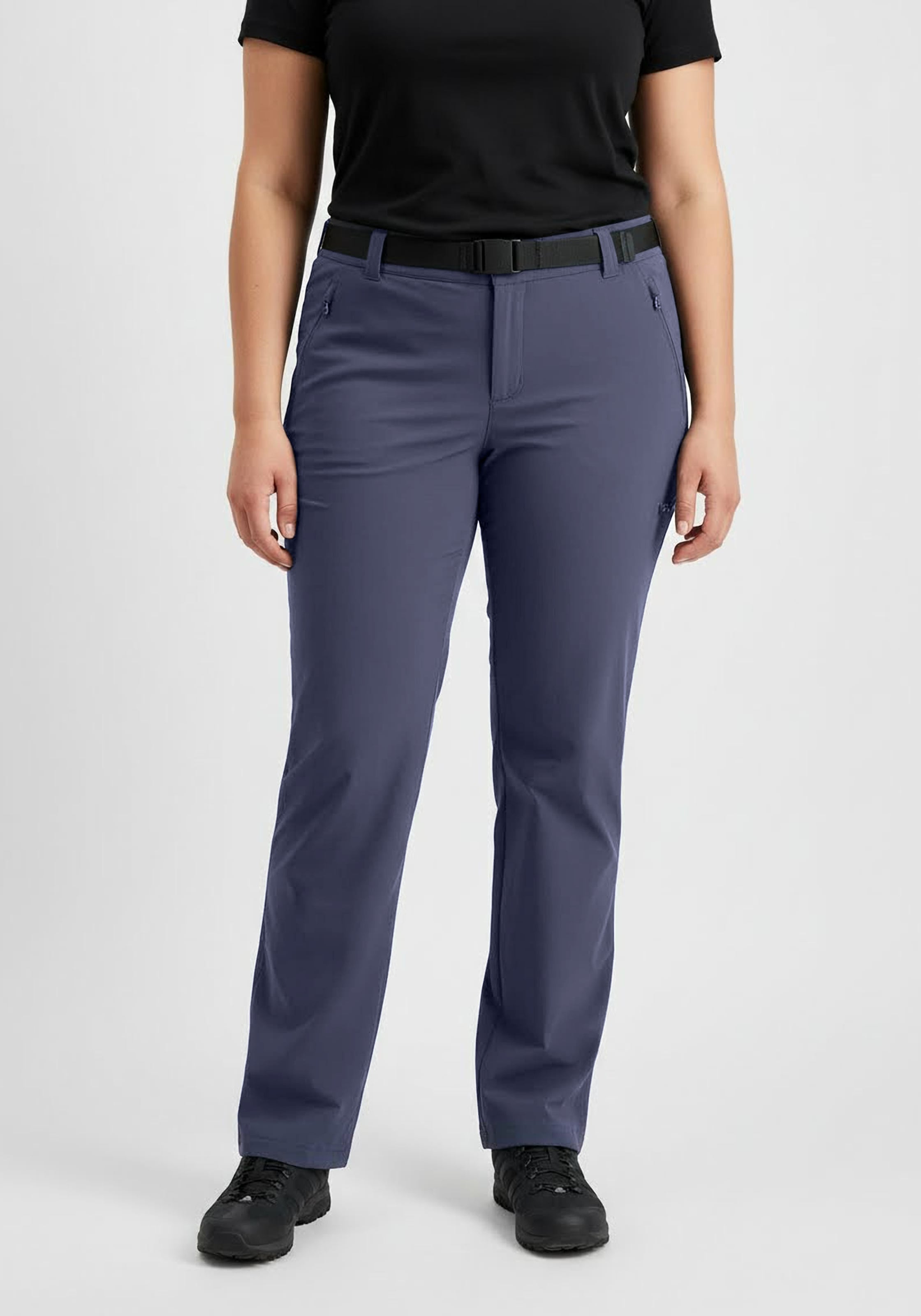 Maier Sports "DA-HOSE LINING EL. LULAKA WINTER" mit vier Reißverschlusstaschen, aus 4-Wege-Stretchmaterial