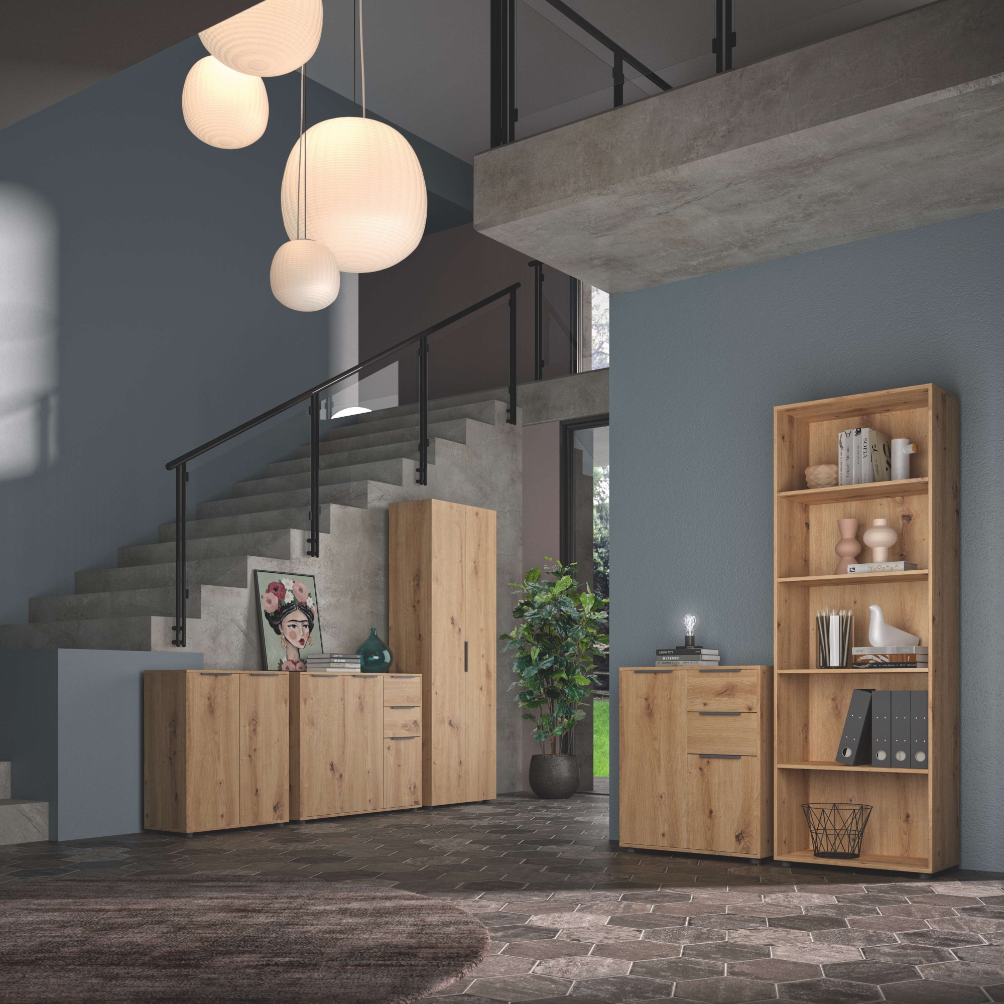 Composad Bücherregal »Espresso,Bücherregal, Standregal«, (1 St.), mit verstellbaren Einlegeböden