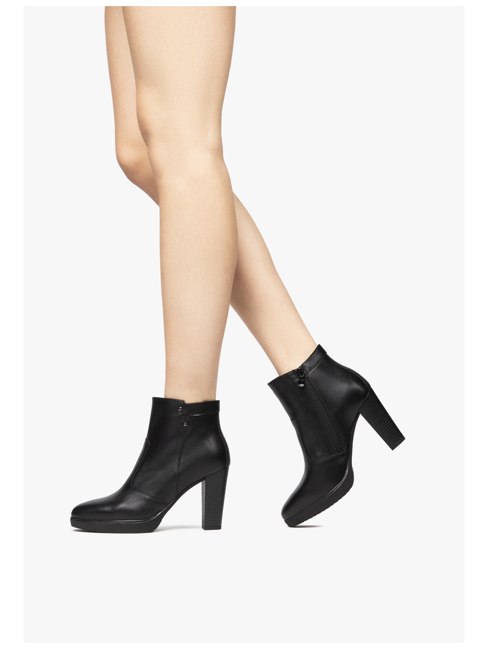 Nero Giardini High-Heel-Stiefelette »Nero Giardini Stiefelette Leder/Synthetik«