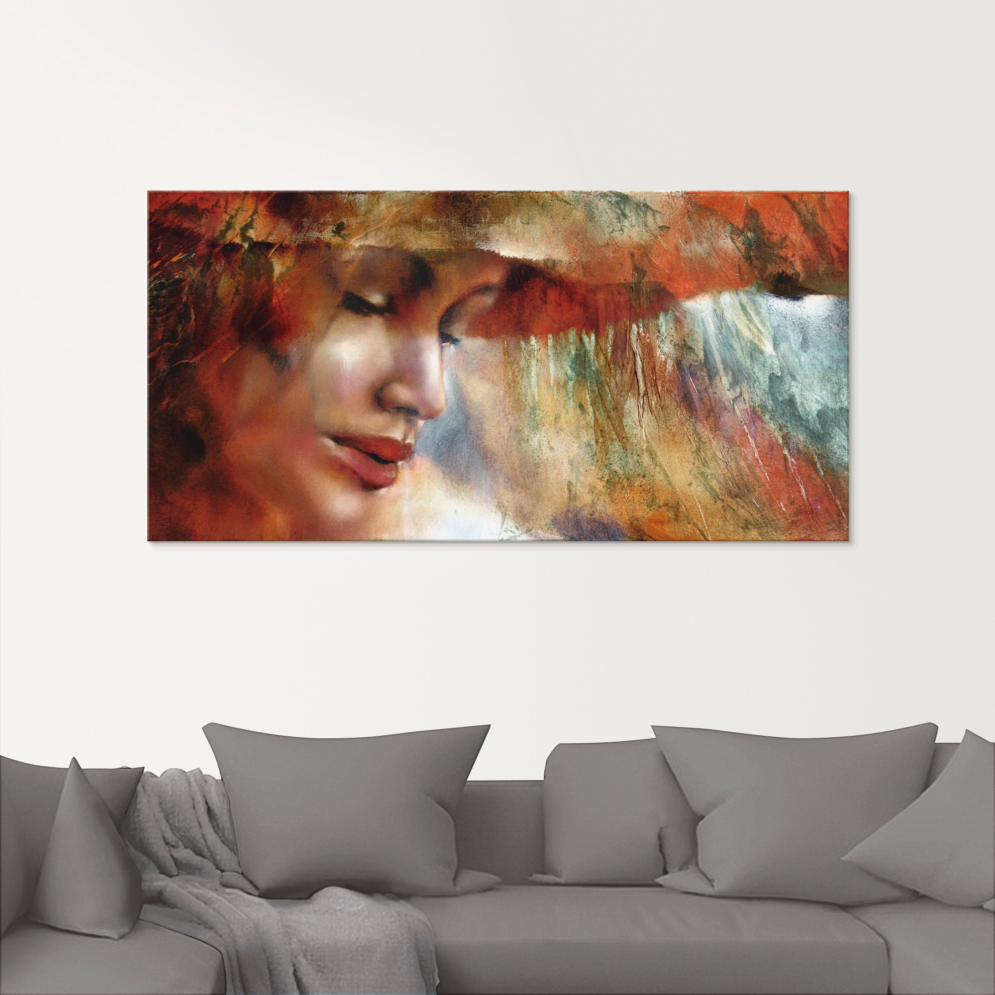 Artland Glasbild »Ricarda«, Frau, (1 St.), in verschiedenen Größen