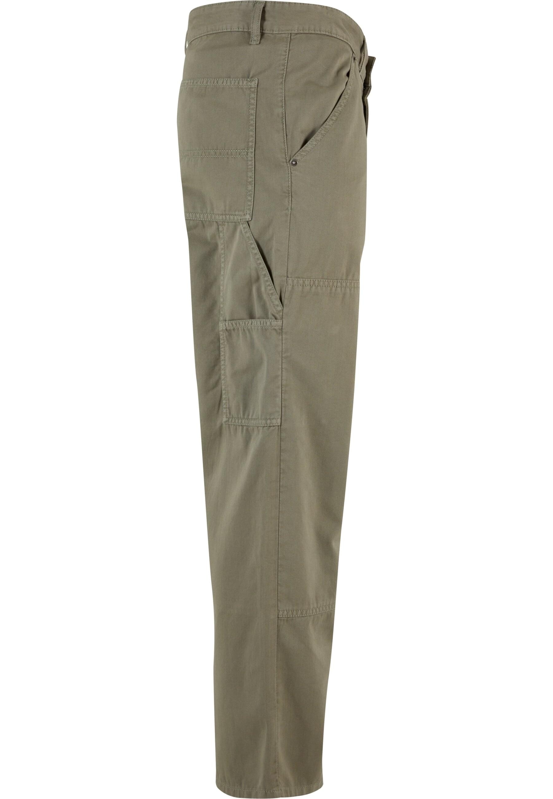 URBAN CLASSICS Stoffhose »Urban Classics Herren Twill Double Knee Pants«, (1 tlg.)