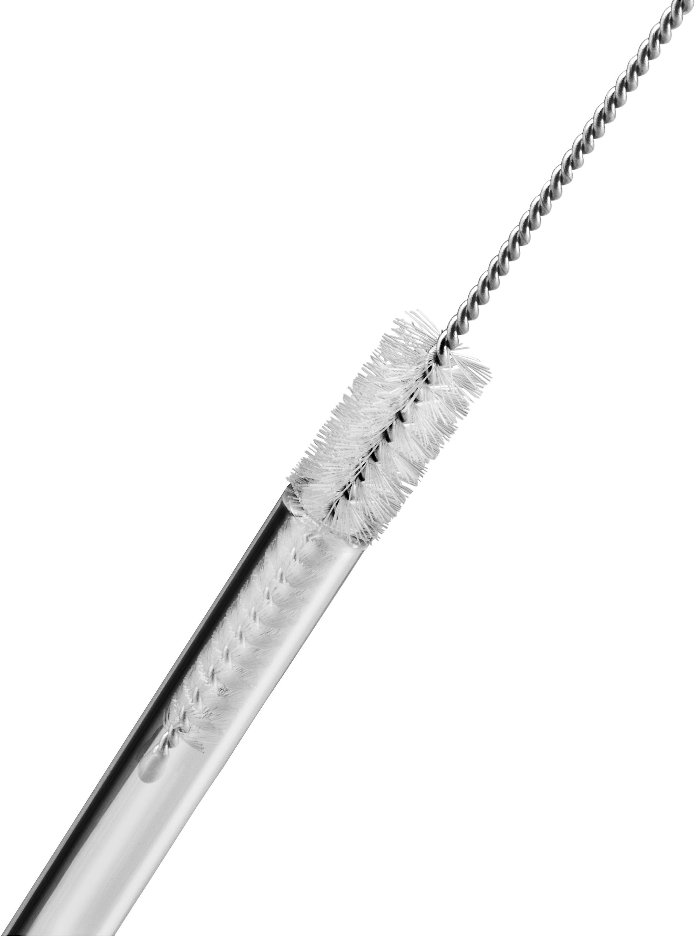 WMF Trinkhalme »WMF«, (Set, 7 tlg.), 6-teiliges Set, 22 cm Länge, inkl. Reinigungsbürste, Borosilikatglas
