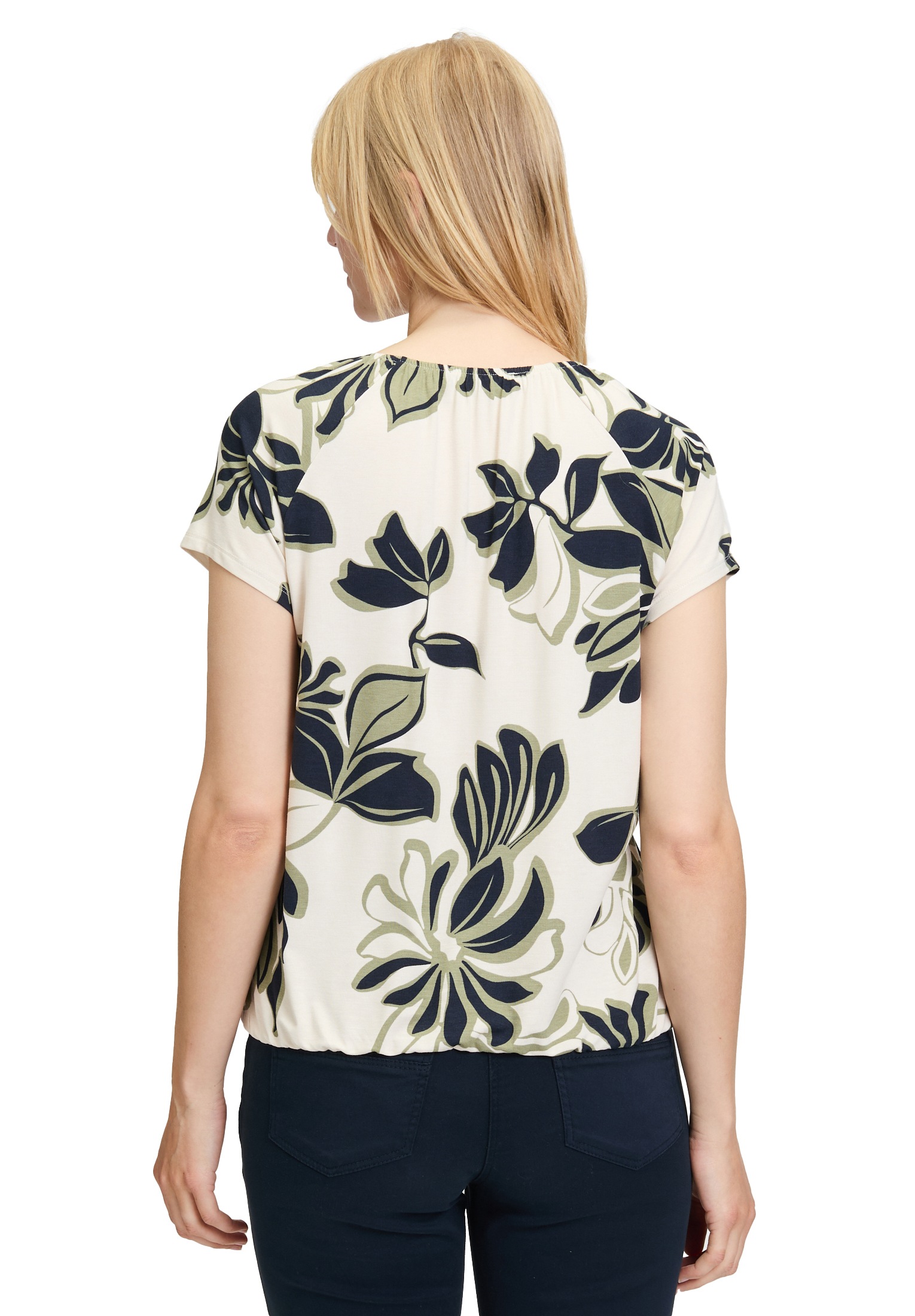 Betty Barclay Kurzarmshirt »Betty Barclay Damen Printshirt mit Gummizug«, (1 tlg.)