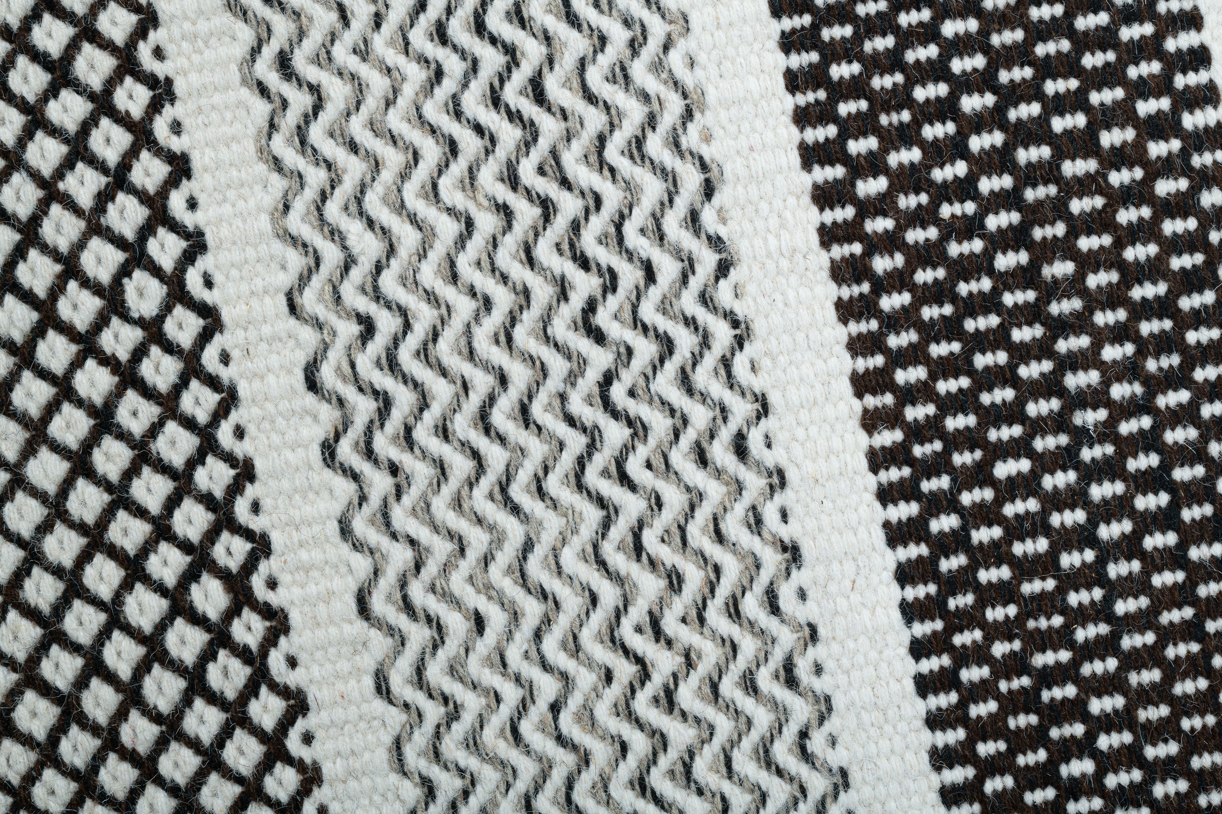 Thumbnail - OTTO home Wollteppich "Diemlern" rechteckig 10 mm Höhe Handweb Teppich, reine Wolle, gestreift, modernes Design, Wohnzim...