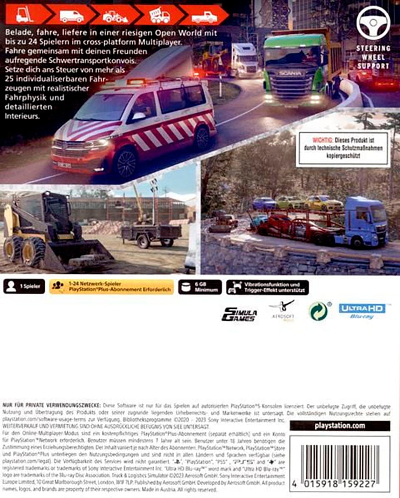 NBG Spielesoftware »Truck & Logistics Simulator«, PlayStation 5