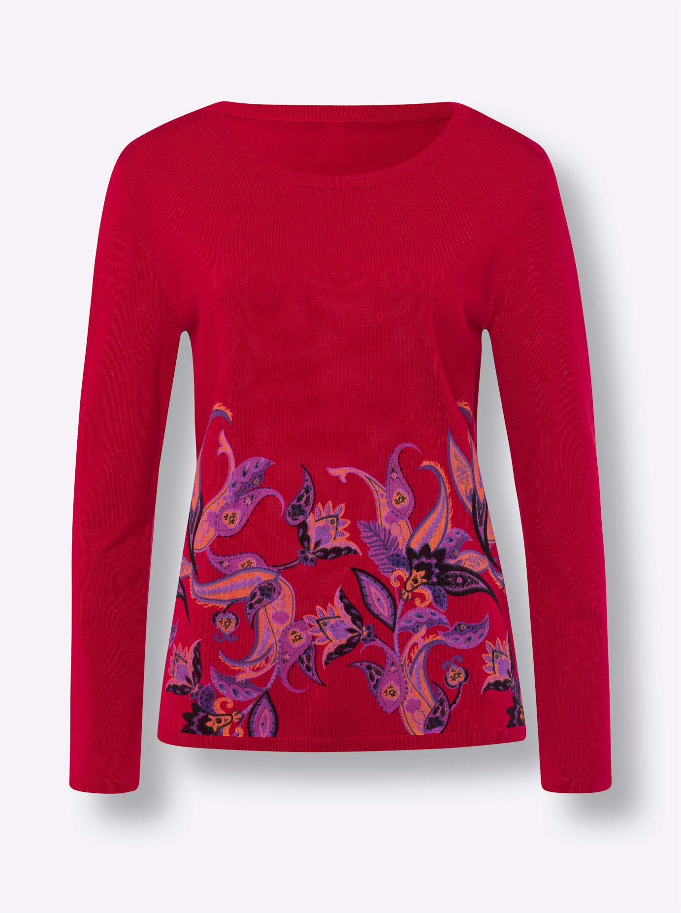 heine Rundhalspullover »Druck-Pullover«