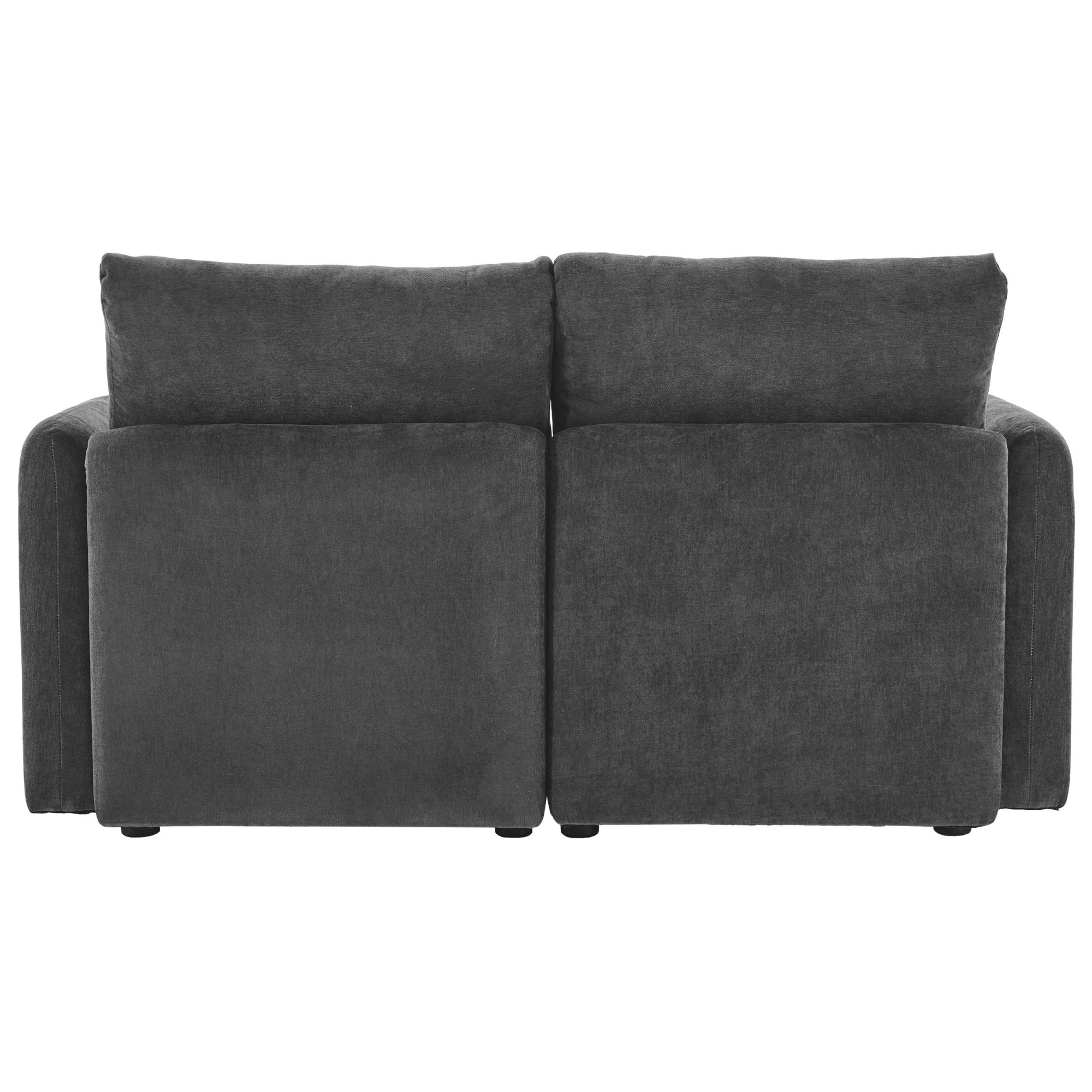 Dorel Home 2-Sitzer »STILHUS Modularsofa mit Stauraum, Breite 155 cm, Chenille-Bezug« als Modul oder separat verwendbar - individuell kombinierbar