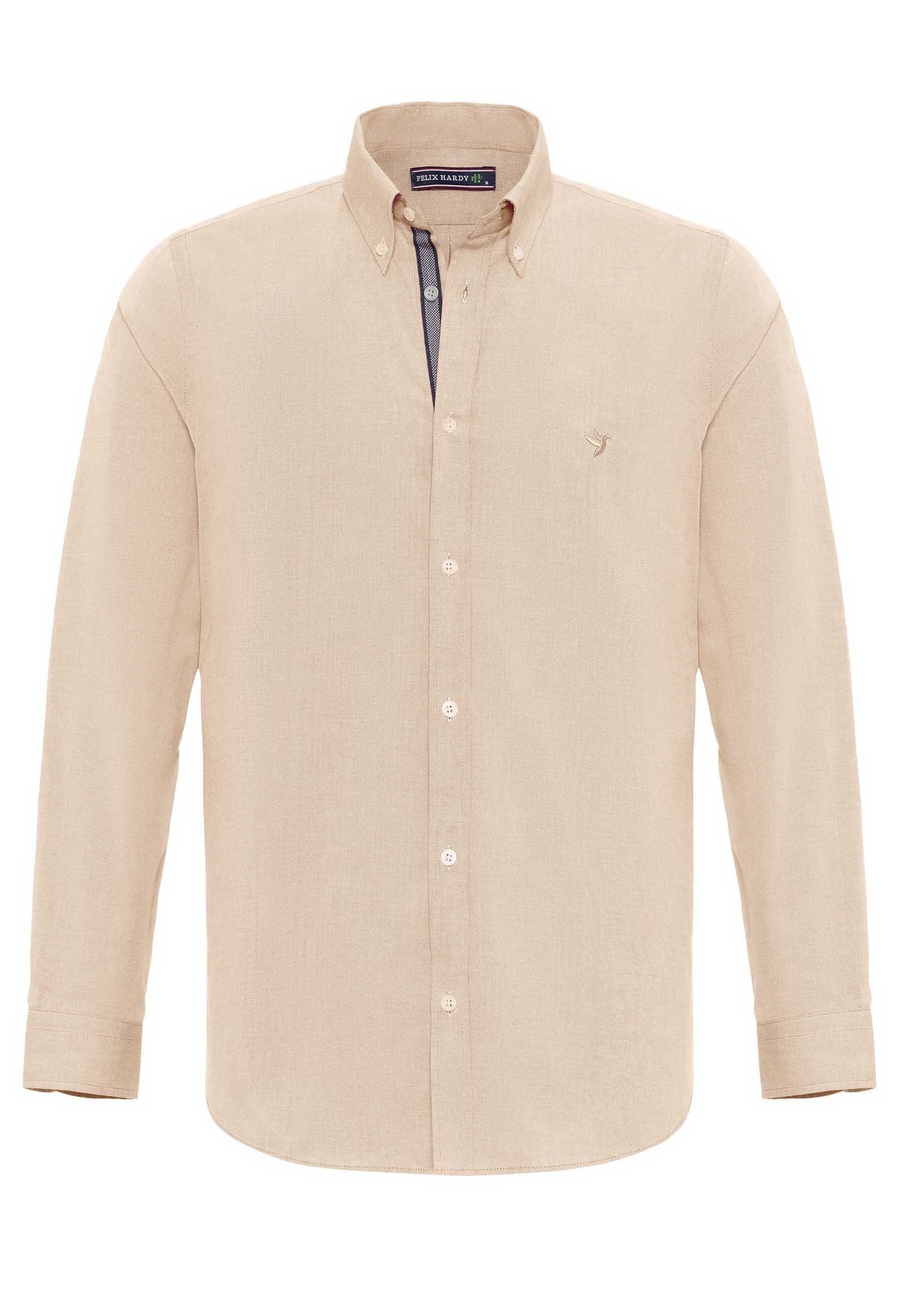 Felix Hardy Langarmhemd "Basic 100% Baumwolle" günstig online kaufen