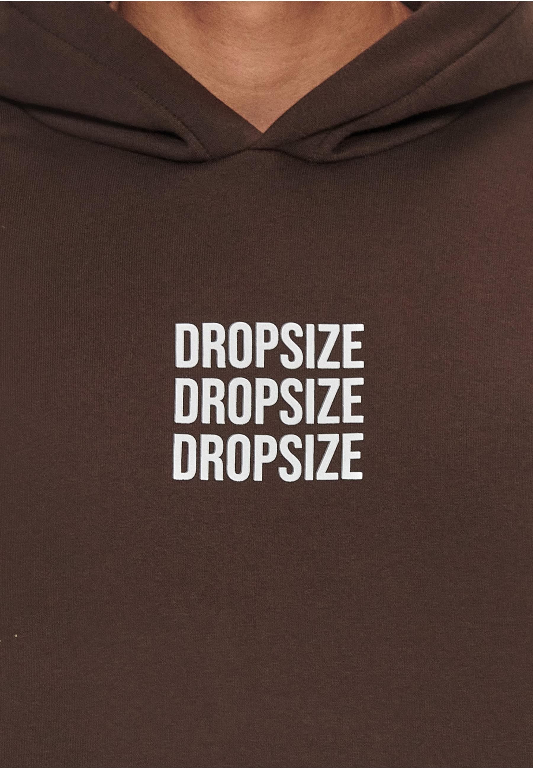 Dropsize Kapuzensweatshirt »Dropsize Herren Dropsize Heavy Oversize Triple Logo Hoodie«, (1 tlg.)