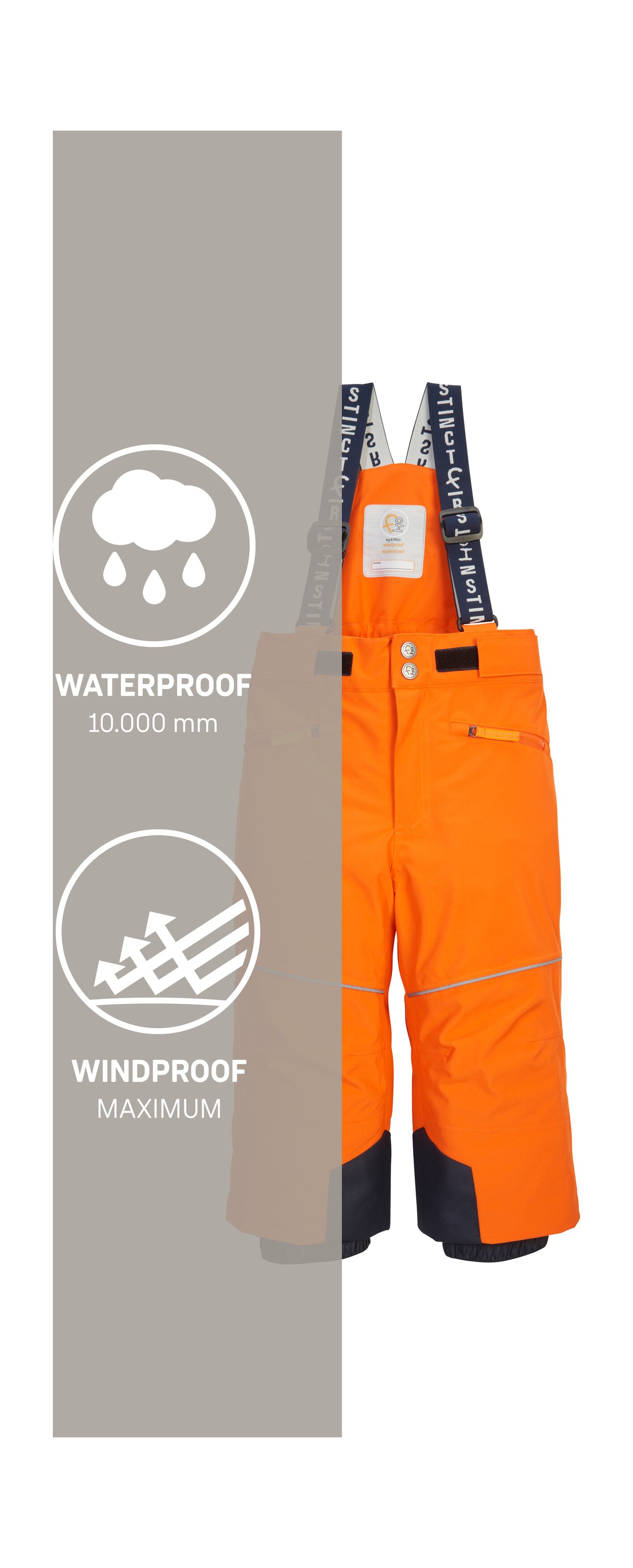 first instinct by killtec Skihose »FISW 48 MNS SKI PNTS«, Wasser- und winddichte Schneehose mit Grow-Up-Funktion und PFAs-frei
