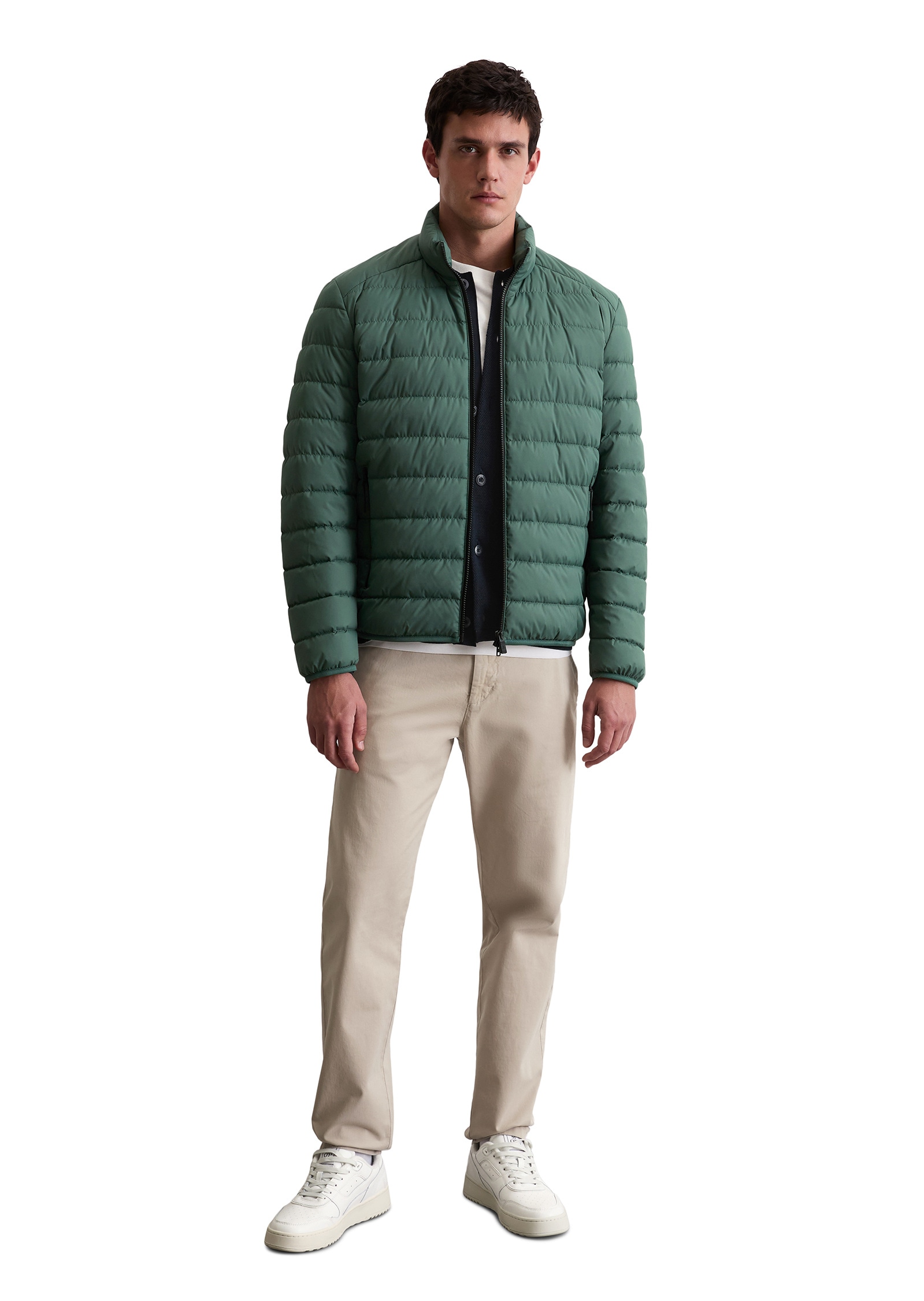 Marc O'Polo Outdoorjacke »aus recyceltem Performance-Polyester«, ohne Kapuze