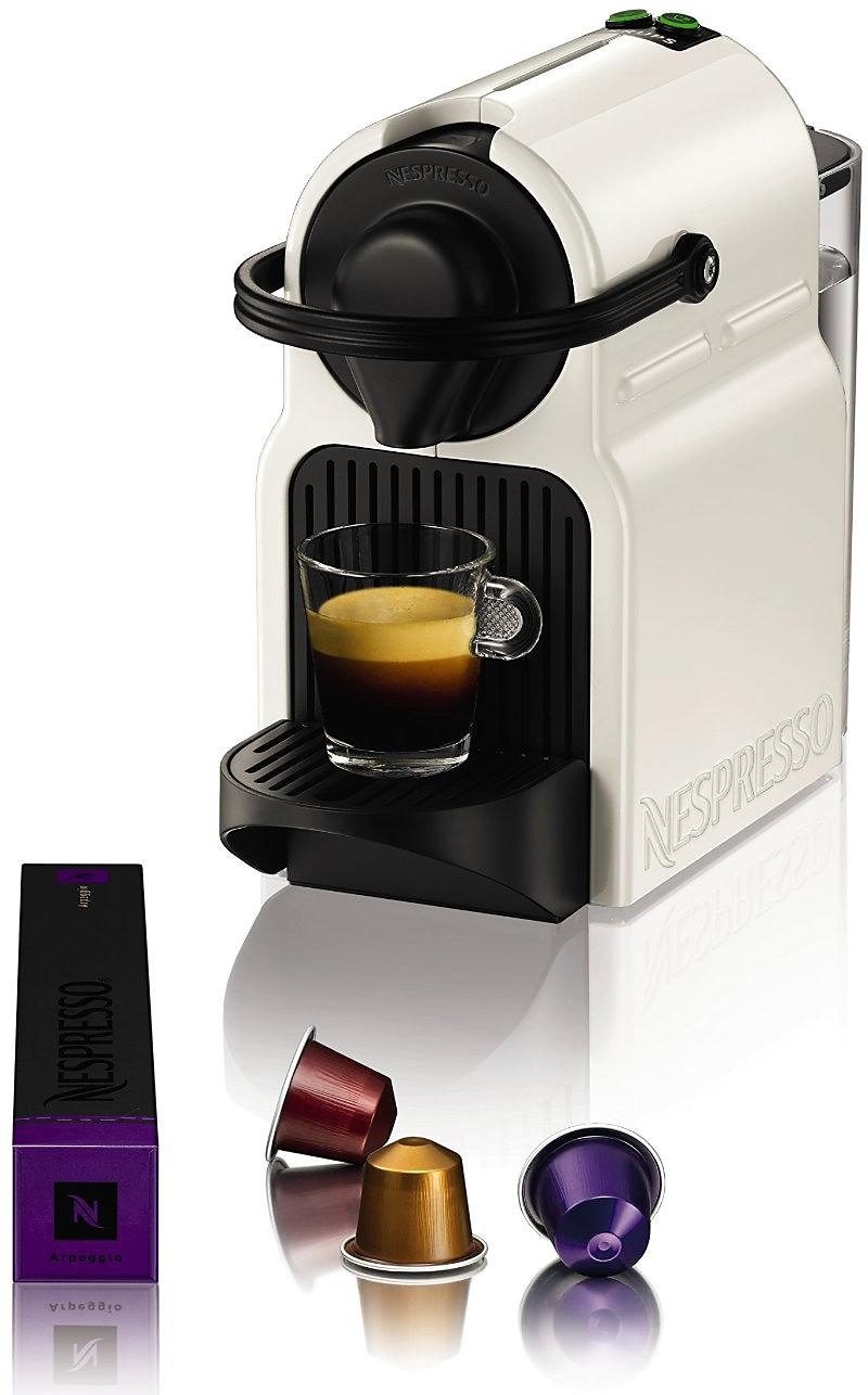Nespresso Kapselmaschine "XN1001 Inissia von Krups", Wassertankkapazität: 0,7 Liter, inkl. Willkommenspaket mit 7 Kapsel