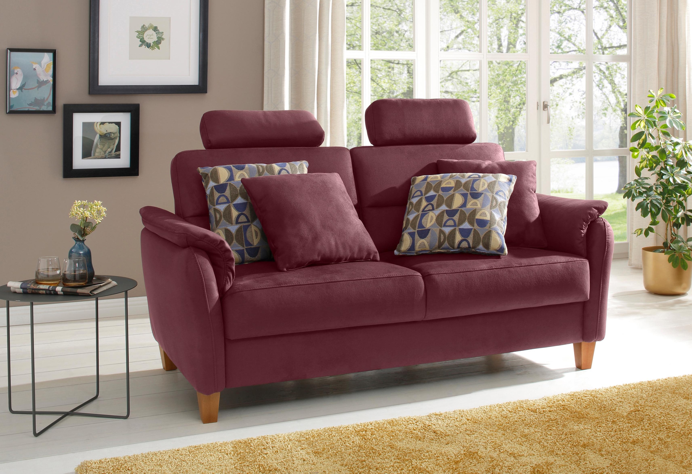 Home affaire 2,5-Sitzer "Palmera, B: 179 cm" mit Federkern günstig online kaufen