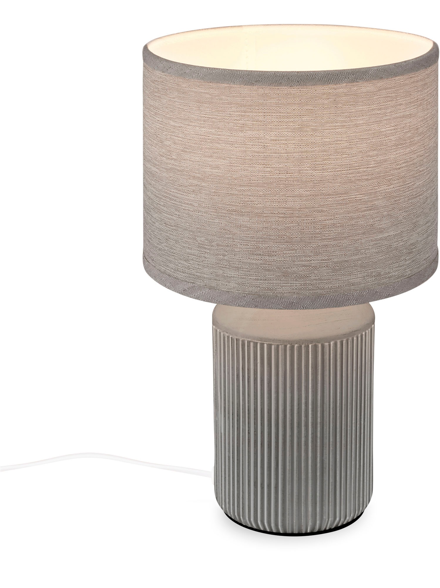 Tischleuchte "INO Tischlampe", grau, BRILONER LEUCHTEN, Wohnzimmer, Leuchten