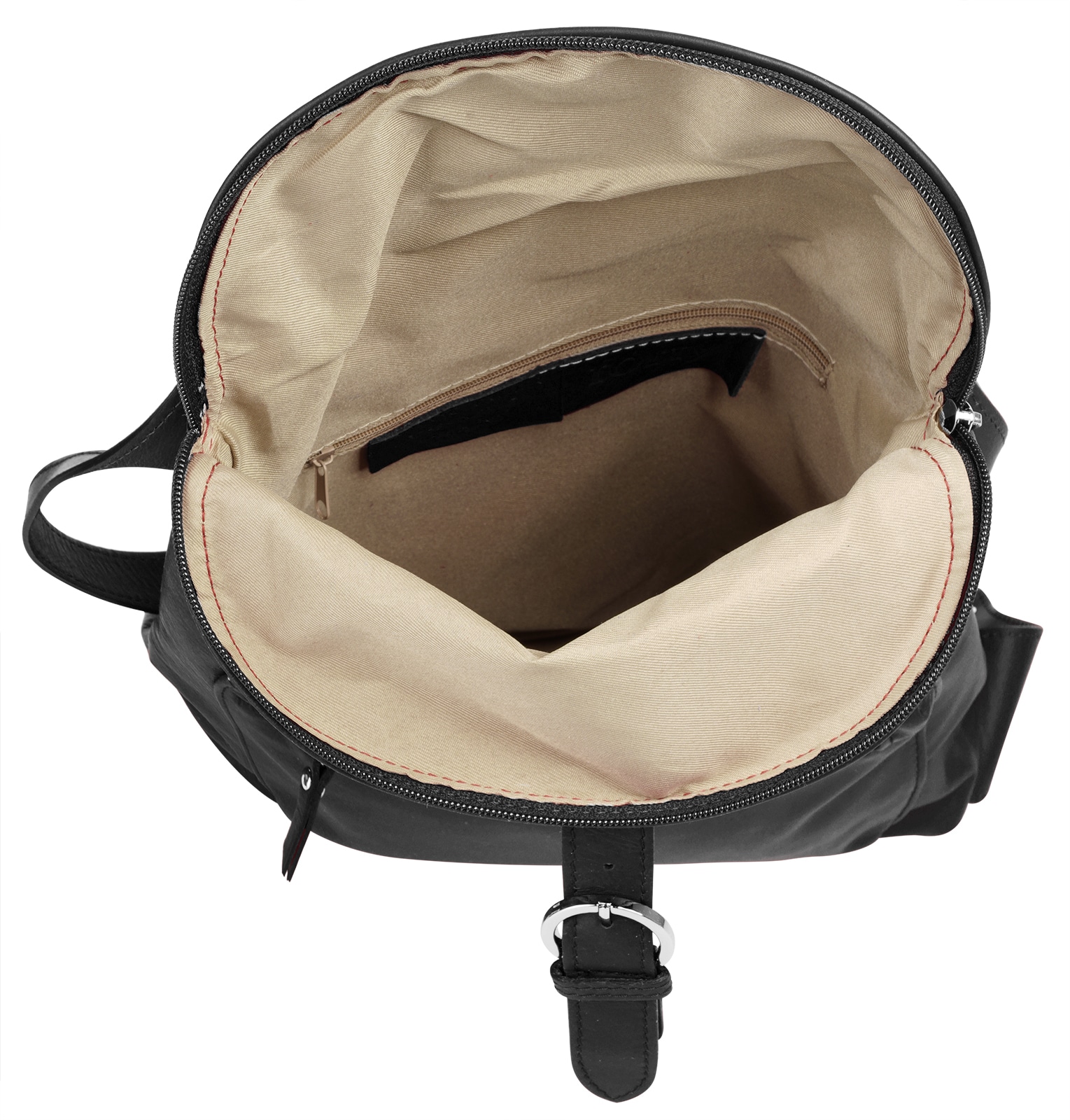 forty° Cityrucksack, echt Leder, Made in Italy