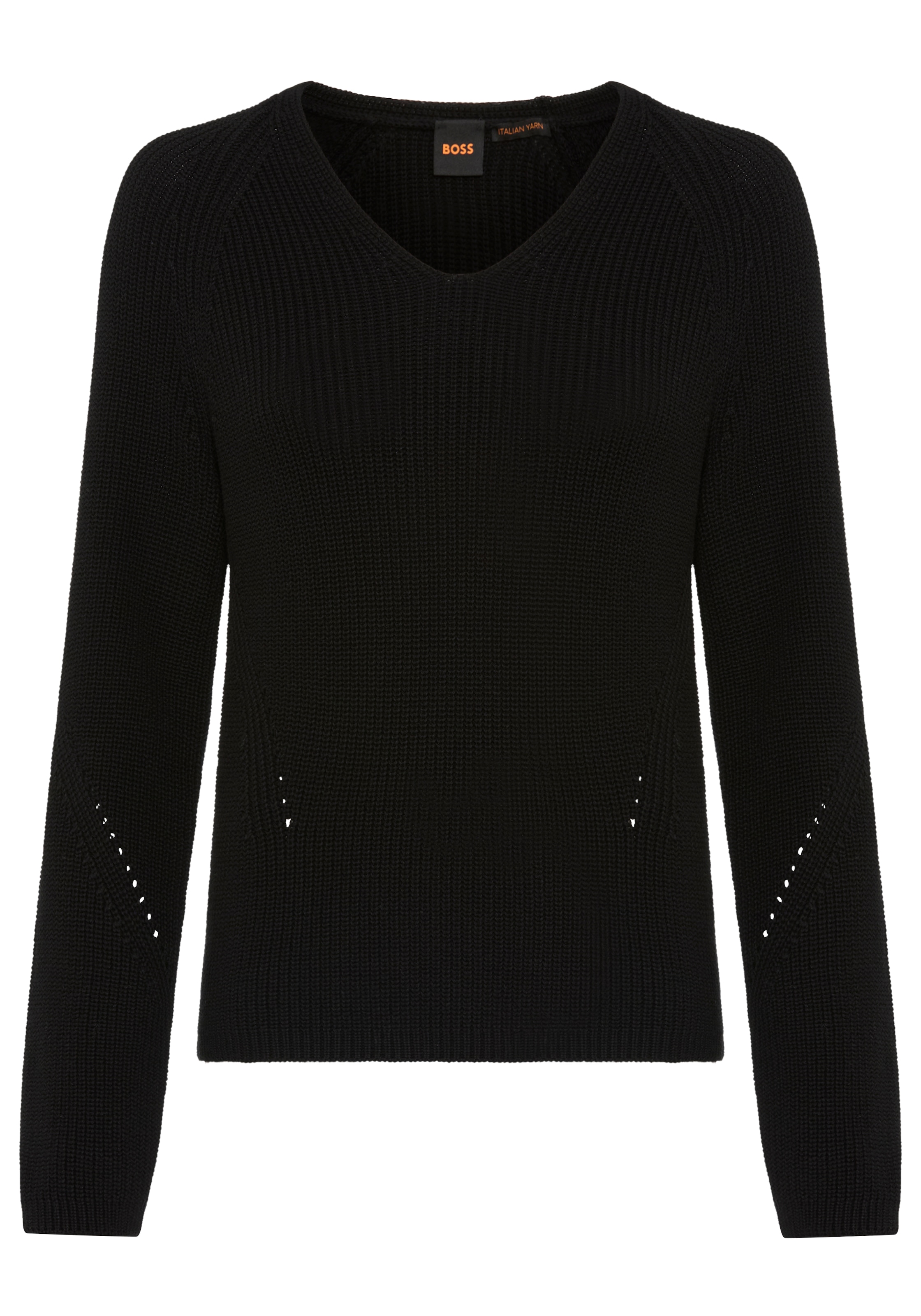 BOSS ORANGE Strickpullover "Fardellina Premium Damenmode" aus reiner Baumwo günstig online kaufen