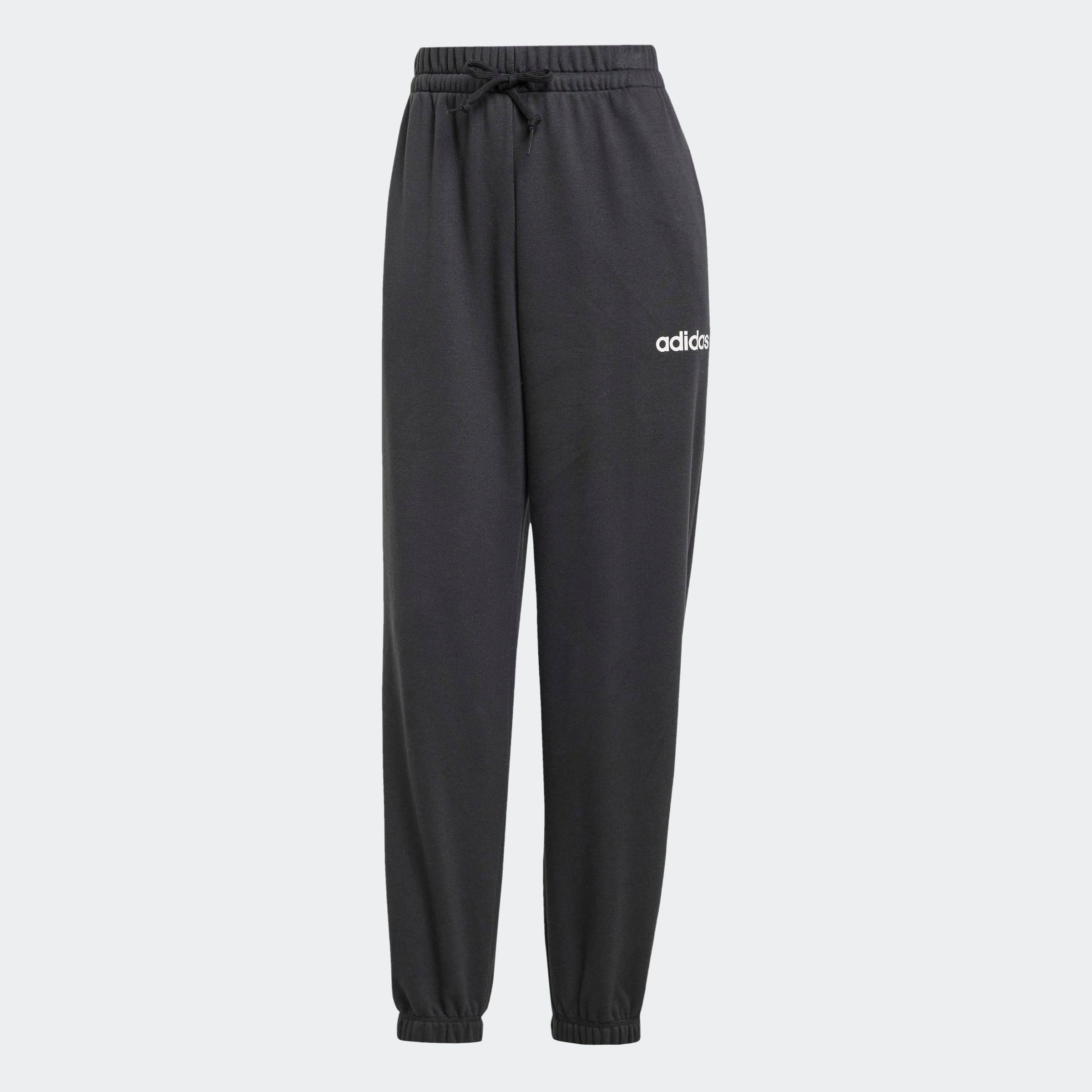 adidas Sportswear Sporthose »W LIN FT CF PT«, (1 tlg.), Locker geschnitten, hoher Bund, aus weichem French Terry