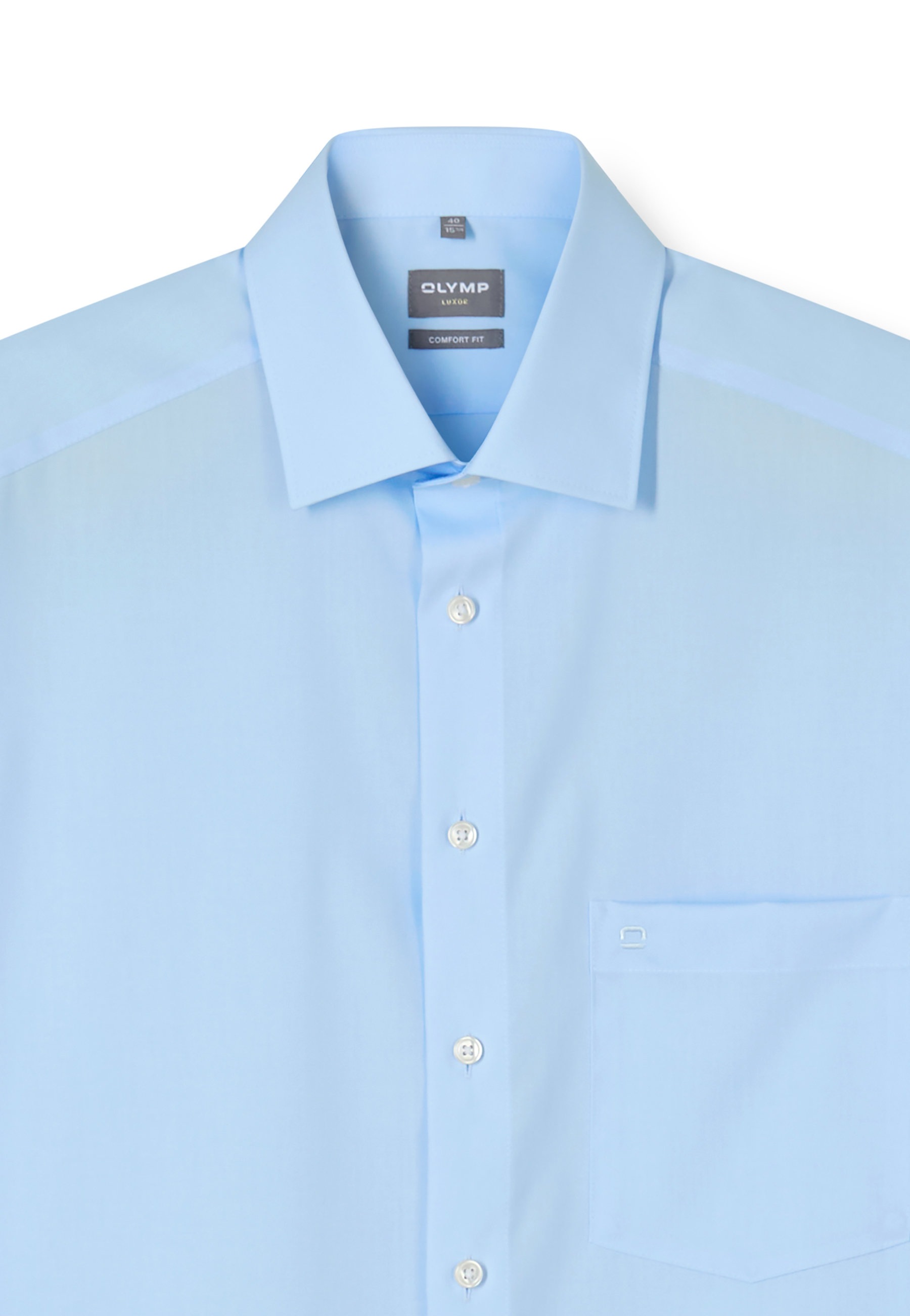 OLYMP Luxor Businesshemd Blau 43 9