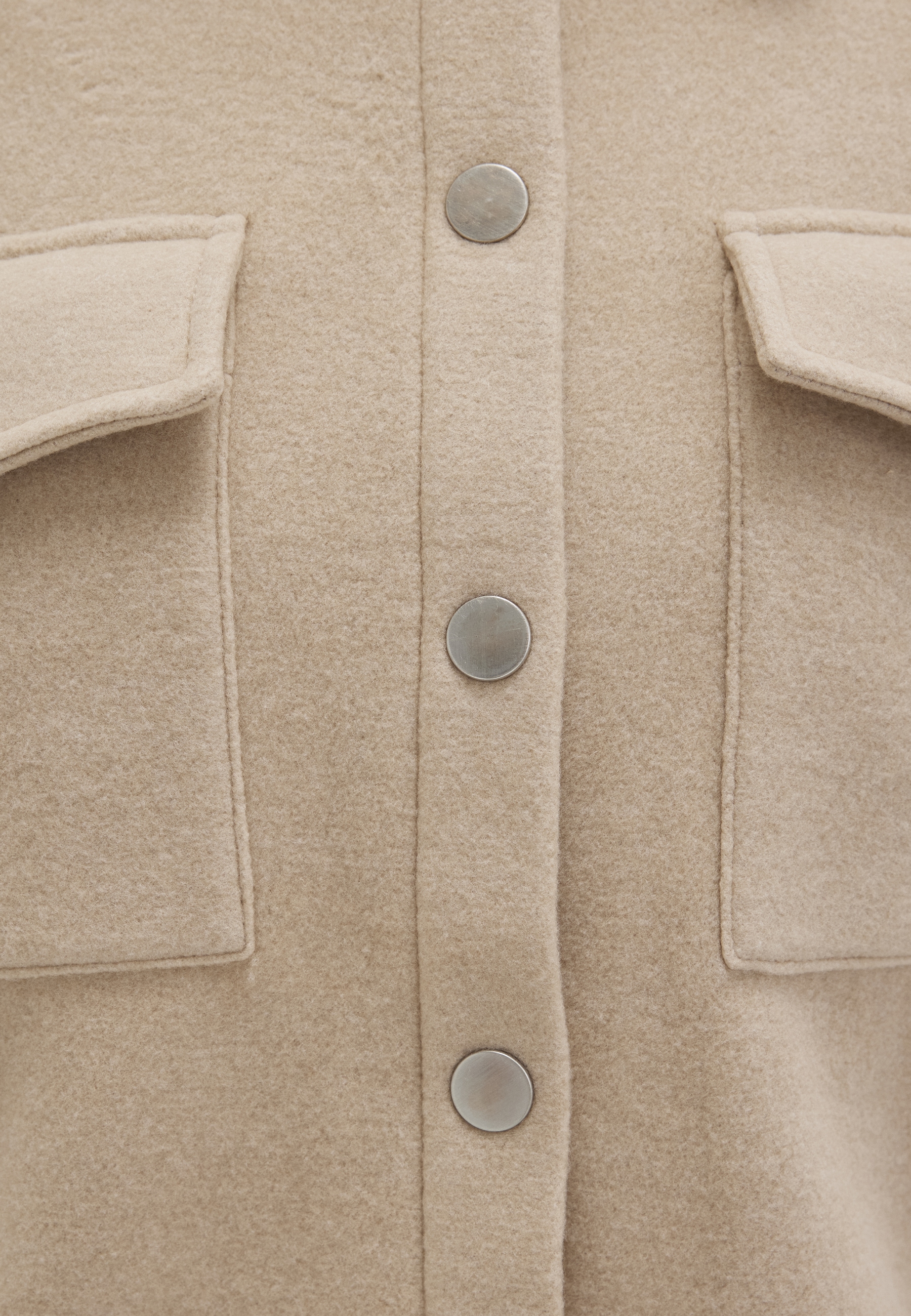 Mavi Rundhalspullover »BUTTON SWEATSHIRT«, Overshirt Fleece