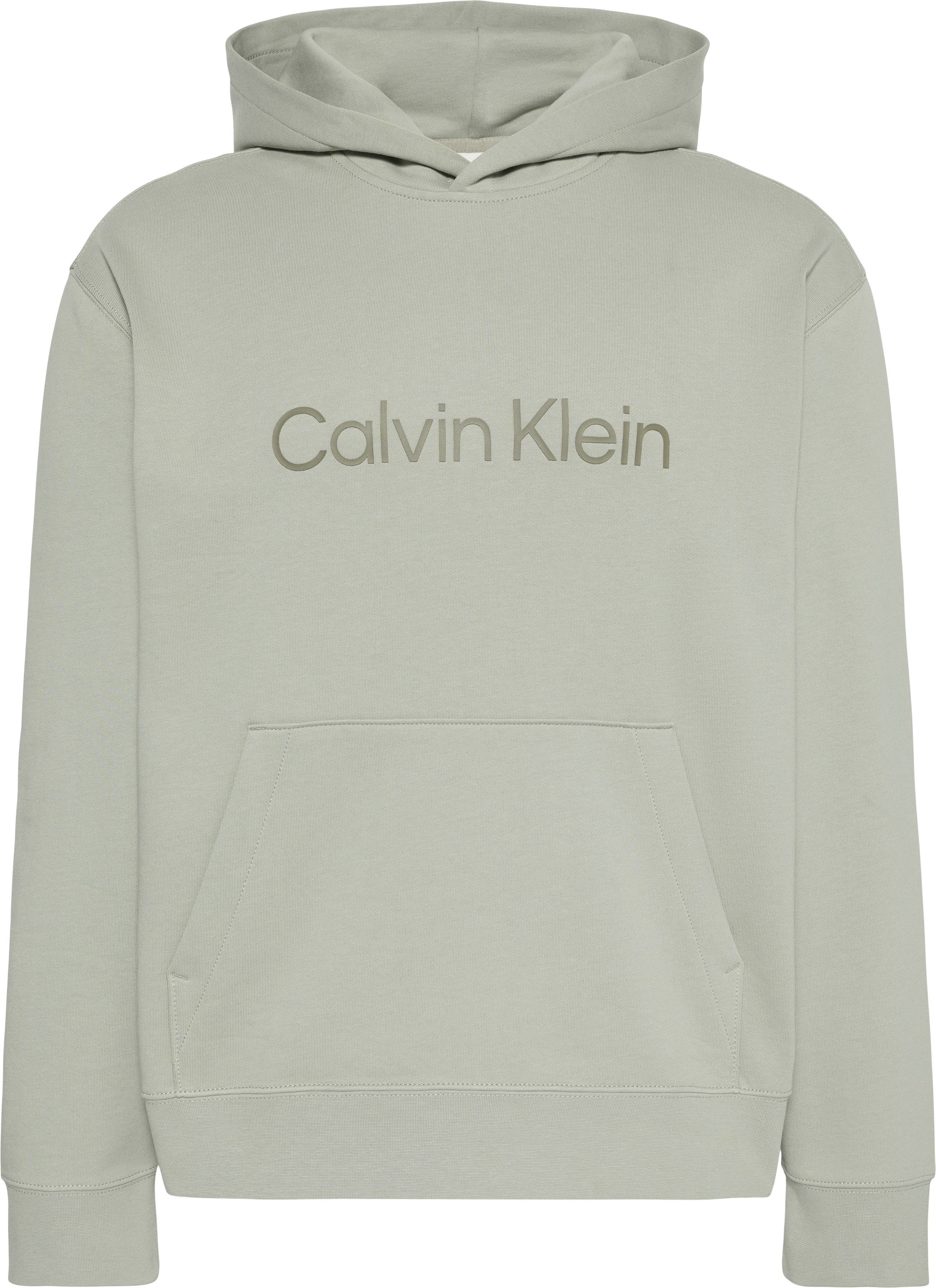 Calvin Klein Kapuzensweatshirt »LS EU STANDARD LOGO 350TERRY PO«, Regular Fit, Kängurutasche
