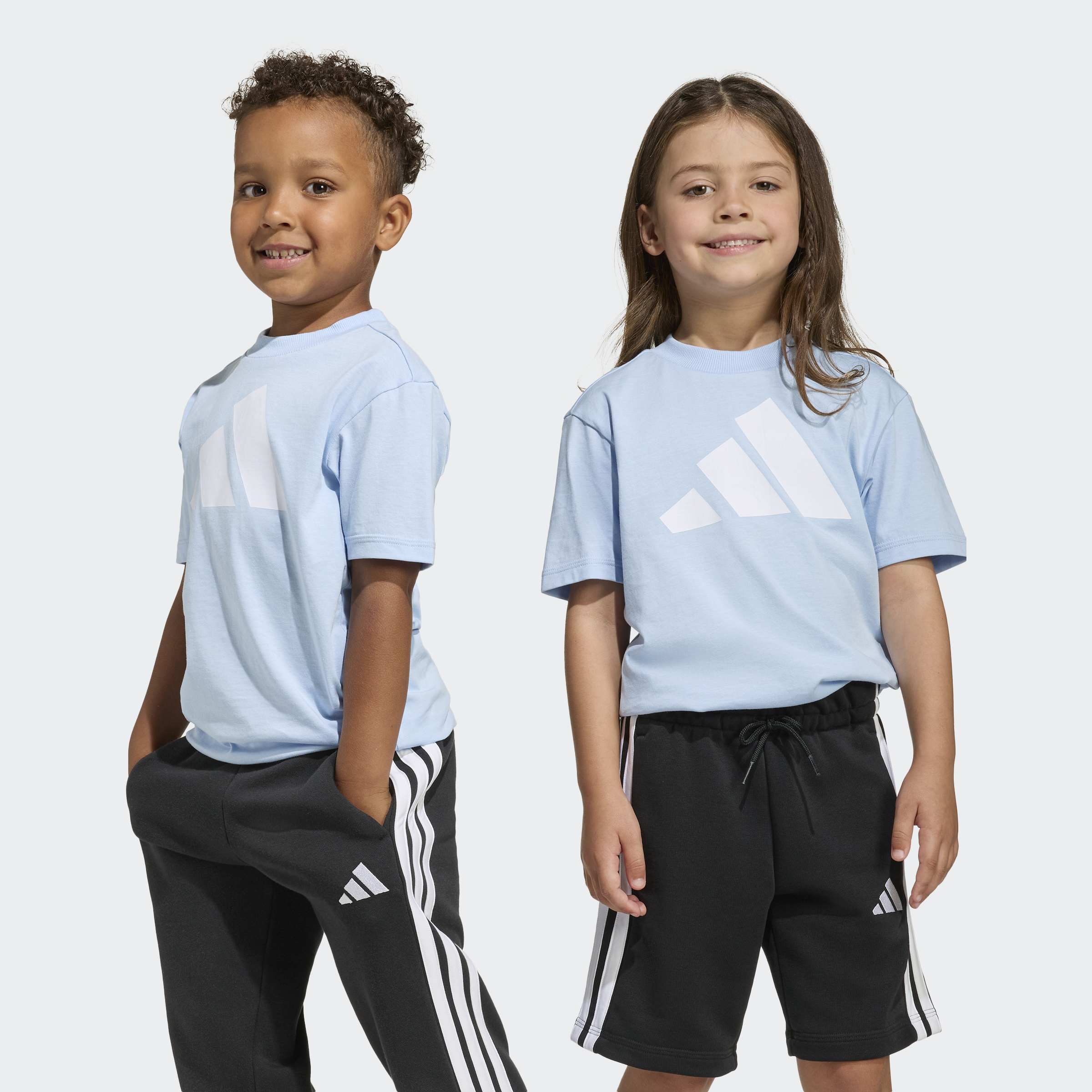 adidas Sportswear "LK BL TEE 160" sportlicher Stil, Kurzarm, aus Baumwolle