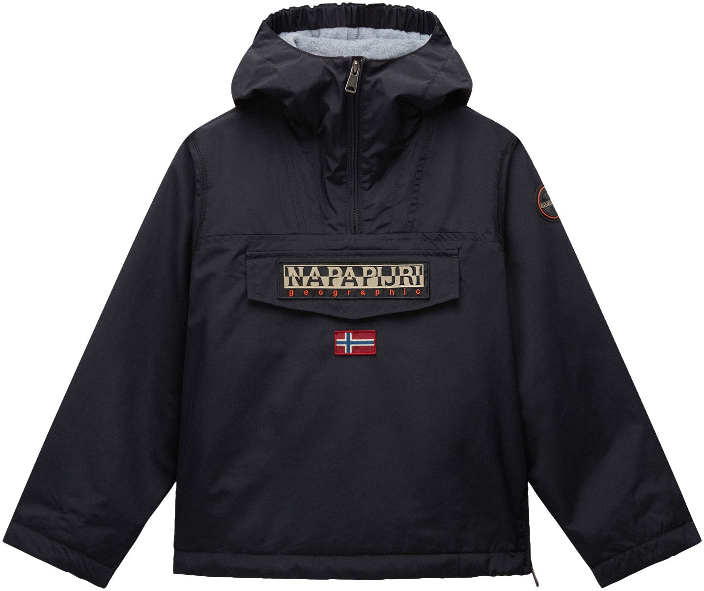 Napapijri Anorak "Rainforest" mit Kapuze mit Kapuze mit Gummizugkante, Loose Fit