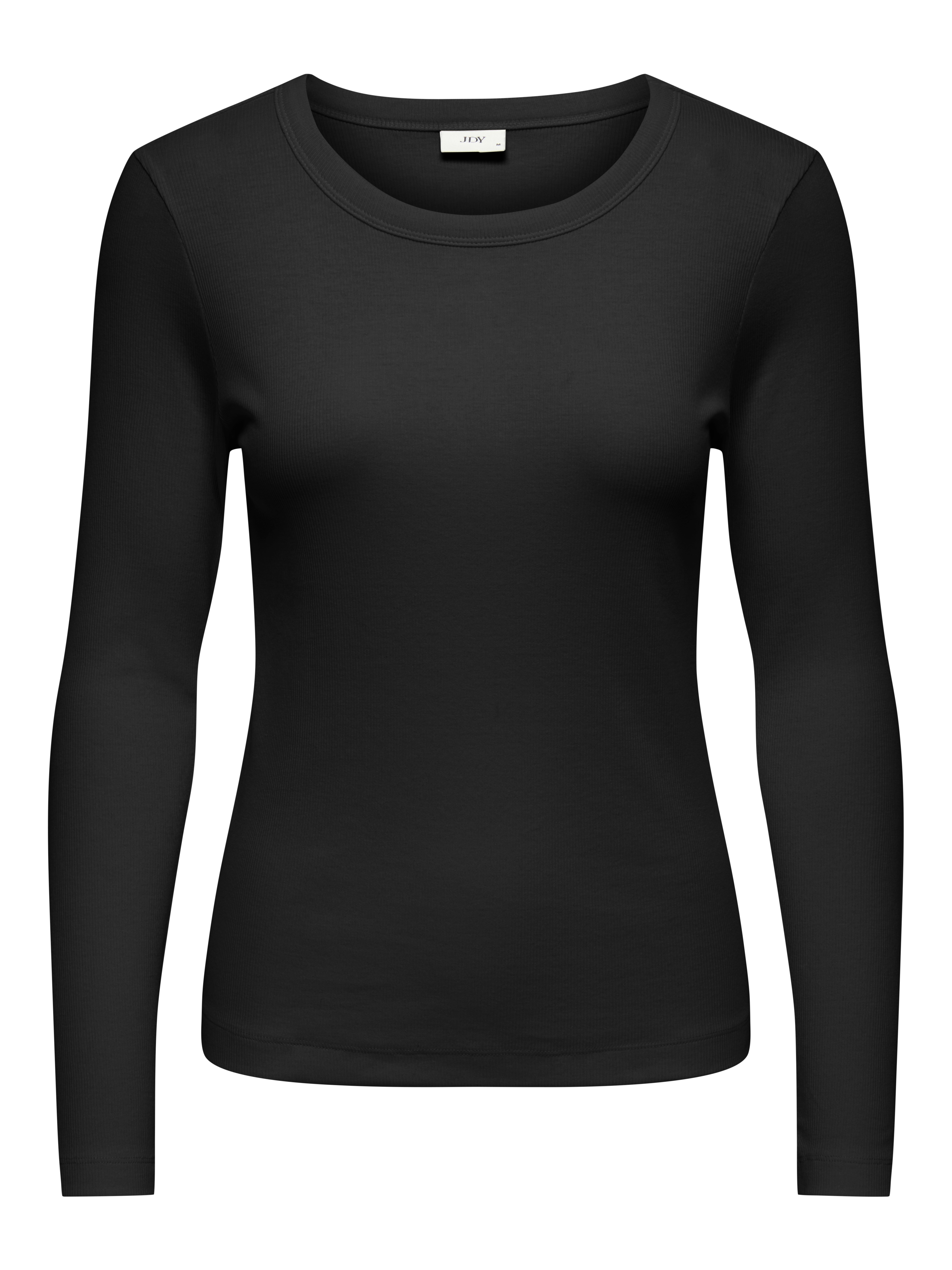 JDY 1100000002199 "JDYLUCKY LS O NECK NEW TOP JRS NOOS" Baumwollmischung, regular fit