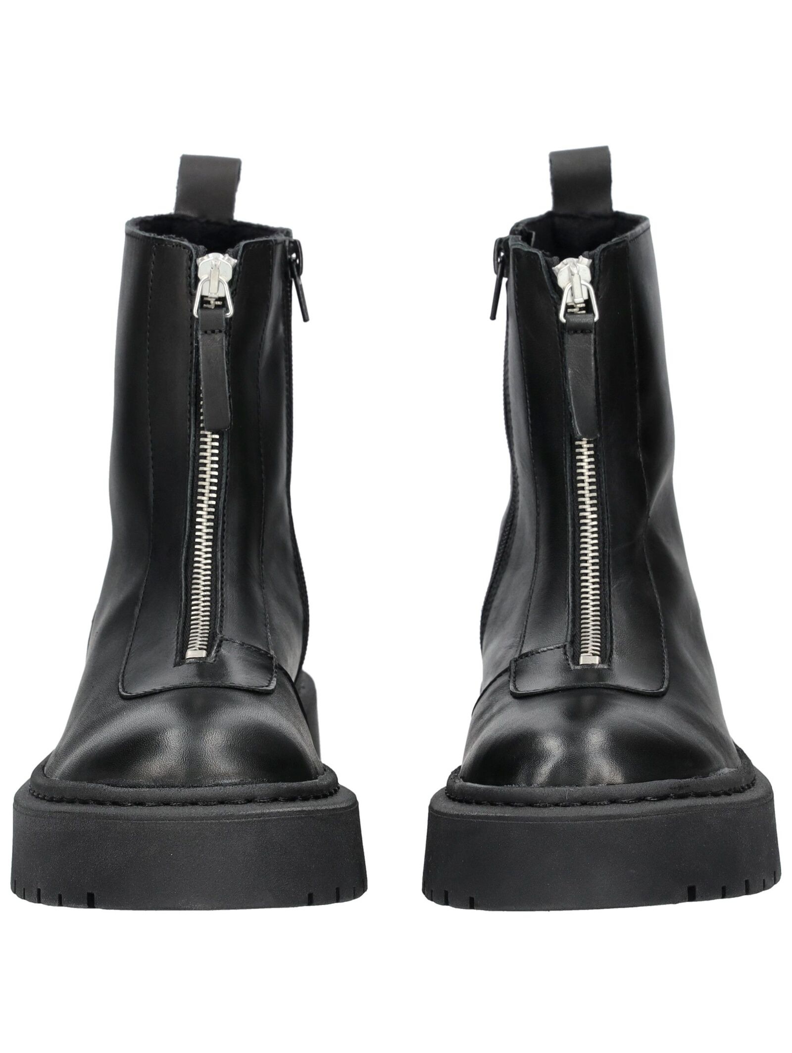 Steve Madden Women's Leather Ankle Boot Black 40 2