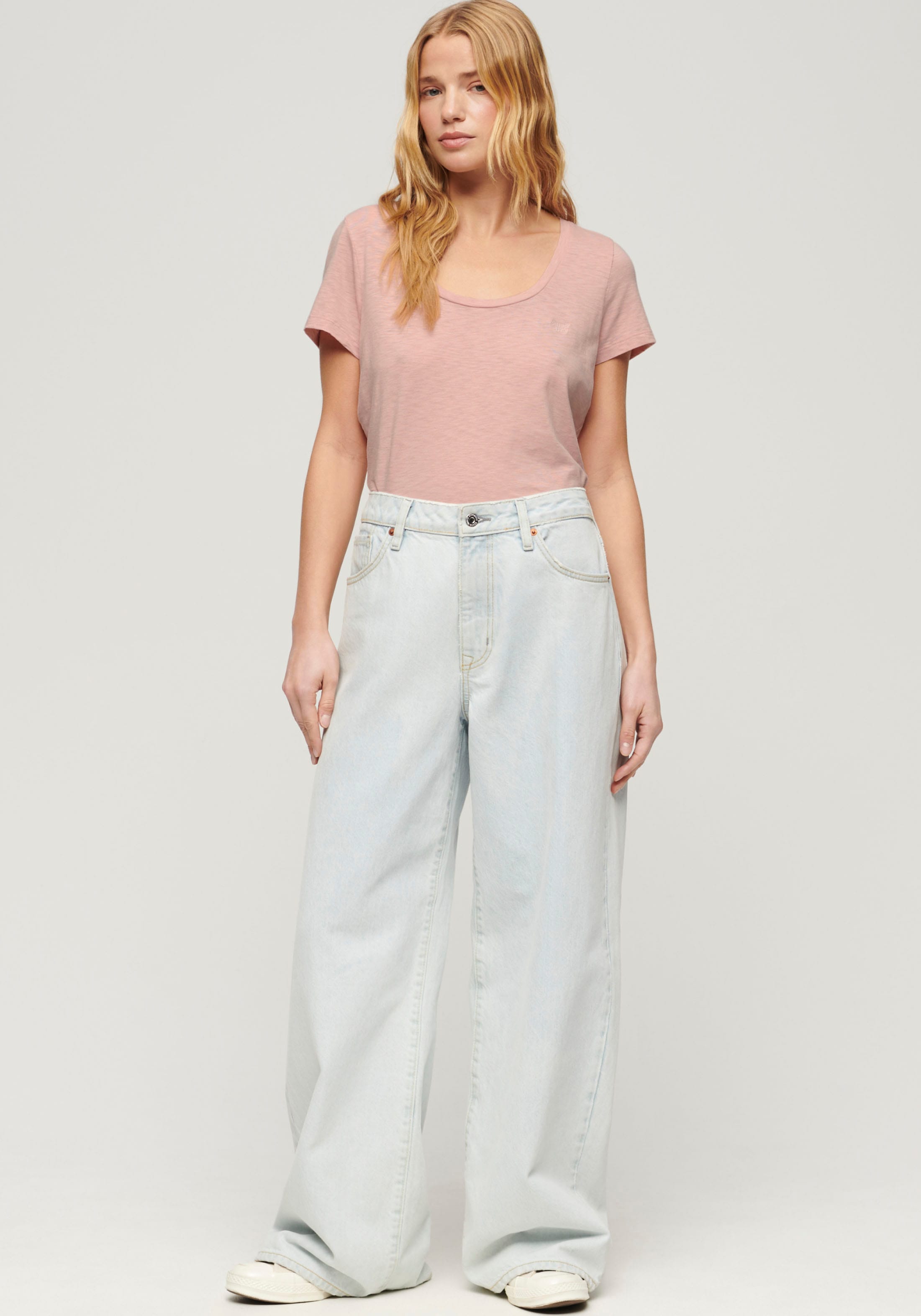 Superdry Kurzarmshirt »SCOOP NECK TEE«