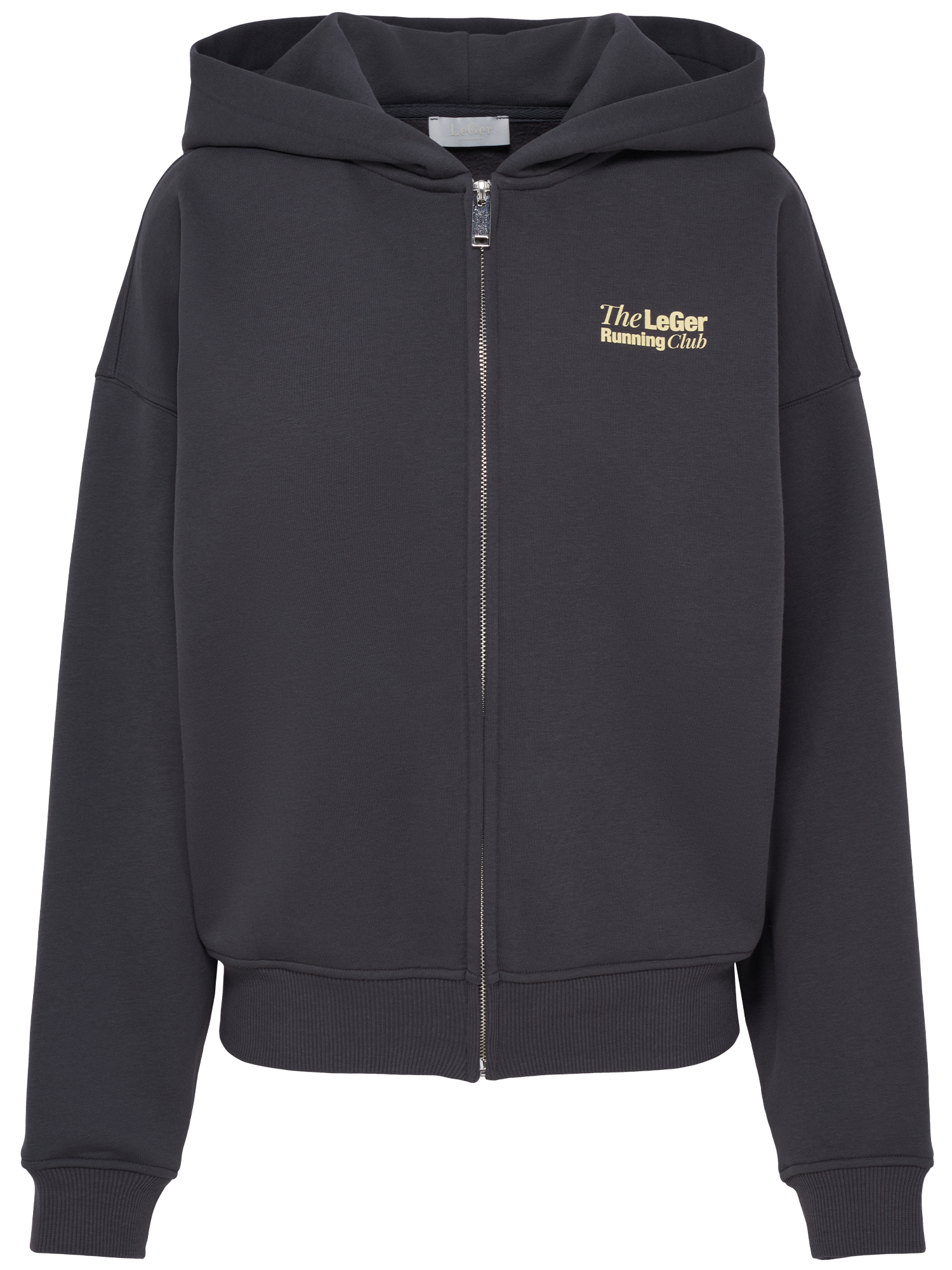 LeGer Kapuzensweatjacke »Admira, LeGer by Lena Gercke« Baumwoll-Mix, mit Backprint & Kontrastdetails