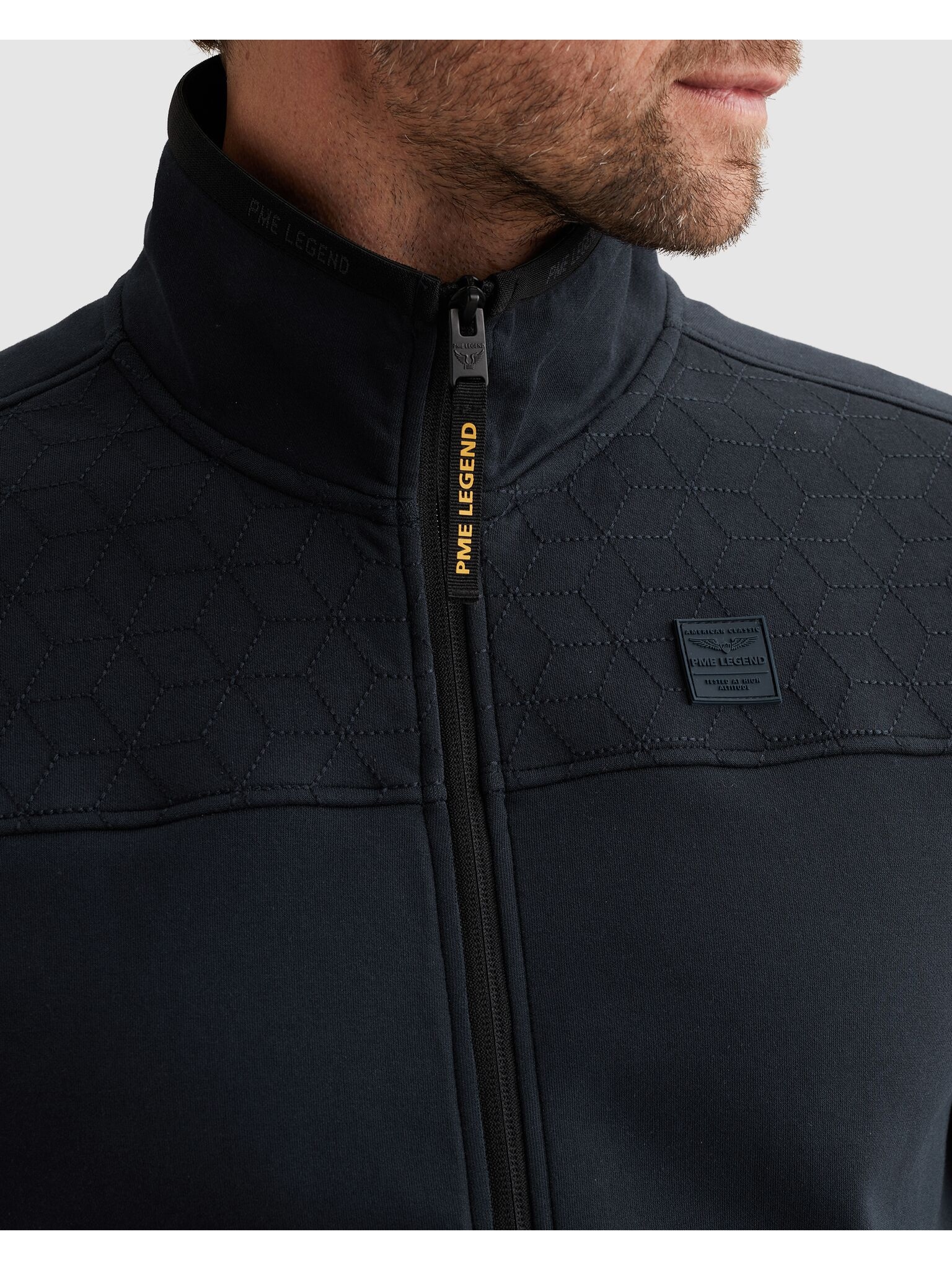 PME LEGEND Sweatjacke seitliche Eingrifftaschen mit Reißverschluss