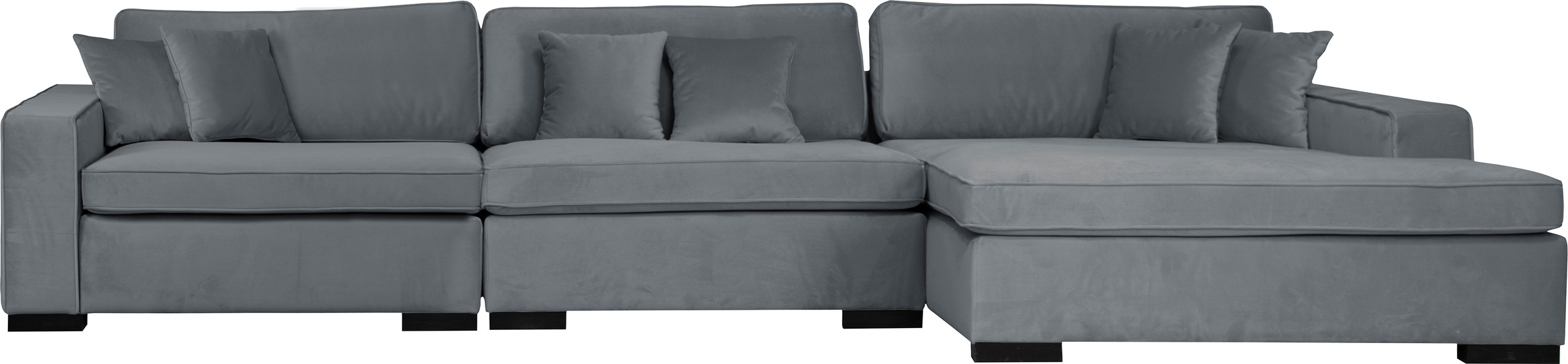 Home affaire Sofa-Eckelement "Skara XXL L-Form", Lounge-Sofa XXL mit Federk günstig online kaufen