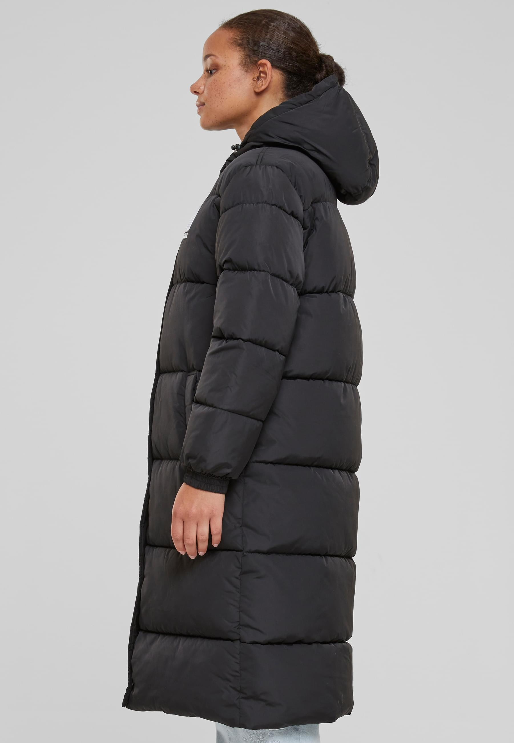 Karl Kani Winterjacke »Karl Kani Damen KW233-030-2 KK Og Hooded Long Puffer Coat«, (1 St.), mit Kapuze