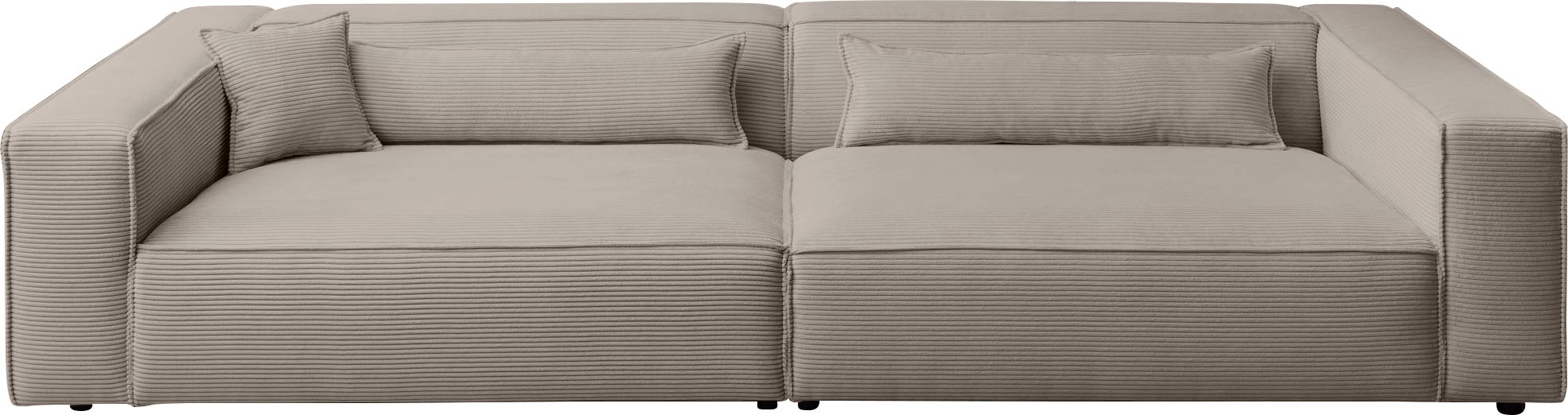LeGer Home by Lena Gercke 3-Sitzer "PIARA, XXL Sofa mit Kedernaht, Big-Sofa günstig online kaufen
