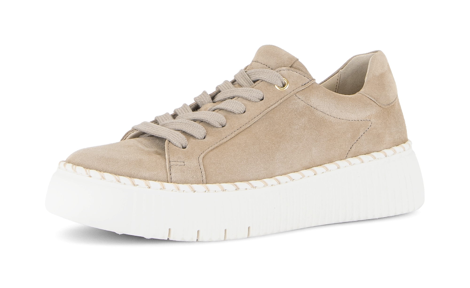 Gabor Plateausneaker, Freizeitschuh, Halbschuh, Schnürschuh mit Kontrast-Ra günstig online kaufen