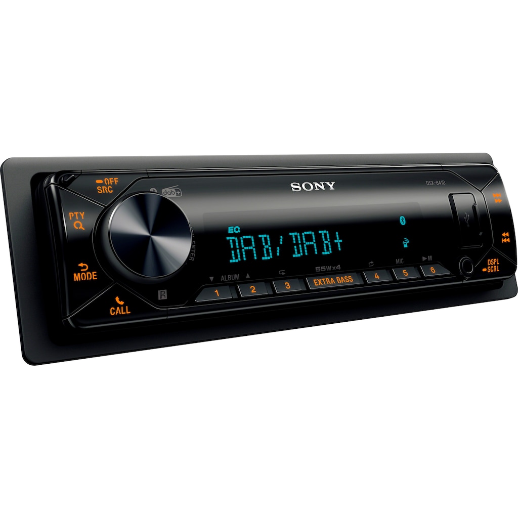 Sony Autoradio »DSXB41KIT«, (Bluetooth Digitalradio (DAB+)-FM-Tuner 55 W)