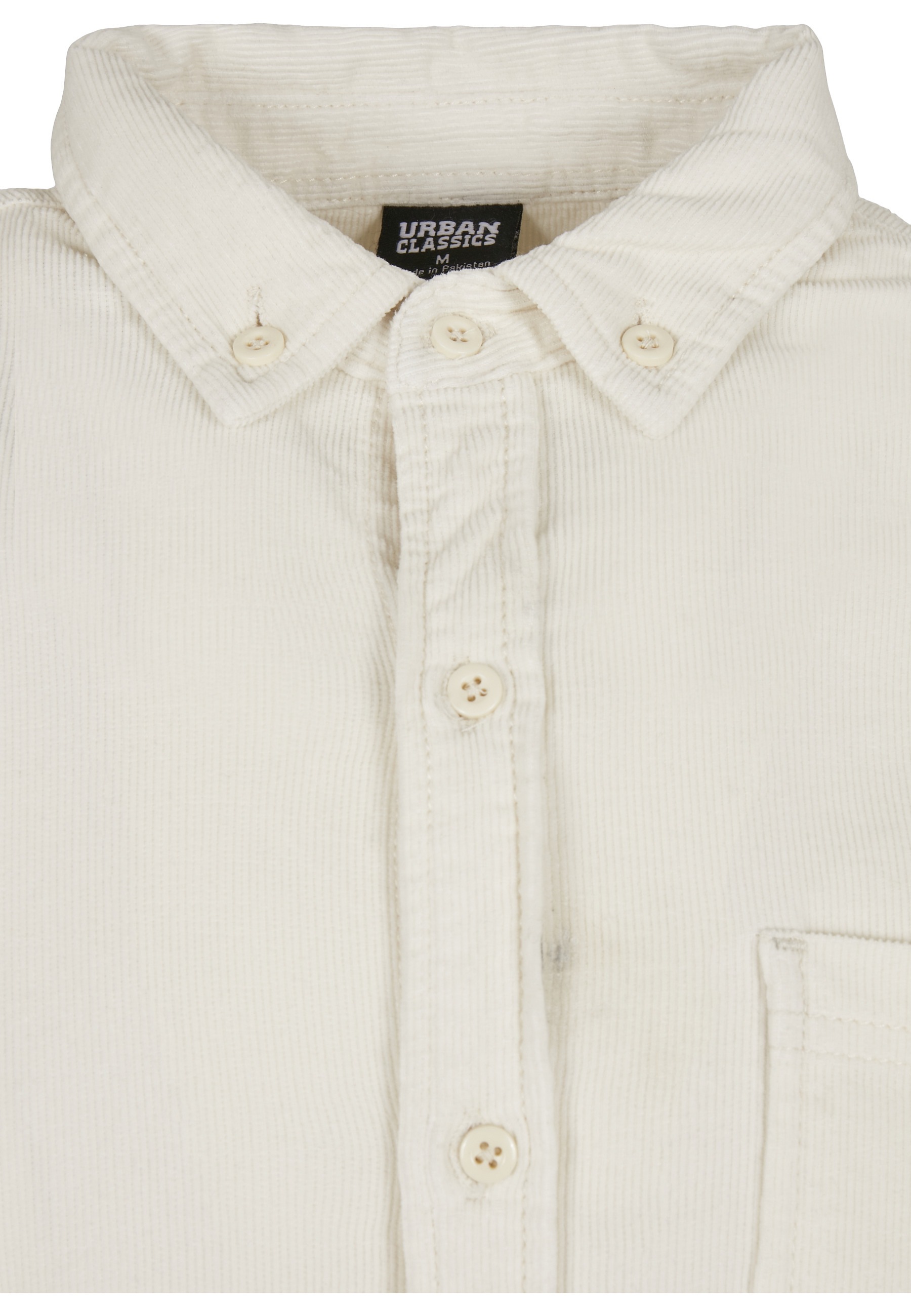 URBAN CLASSICS Langarmhemd »Urban Classics Herren Corduroy Shirt« 1 Stk.