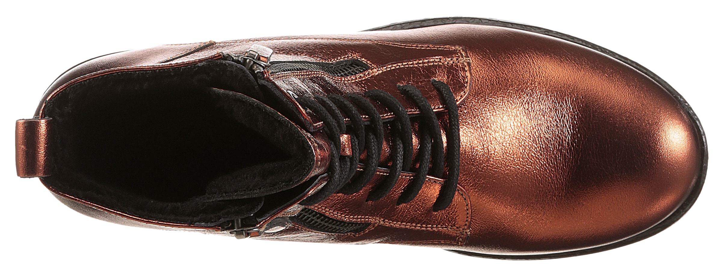 Ara Schnürboots »LIVERPOOL«, Kurzstiefel, Biker Boots in Bequemweite G (= weit)