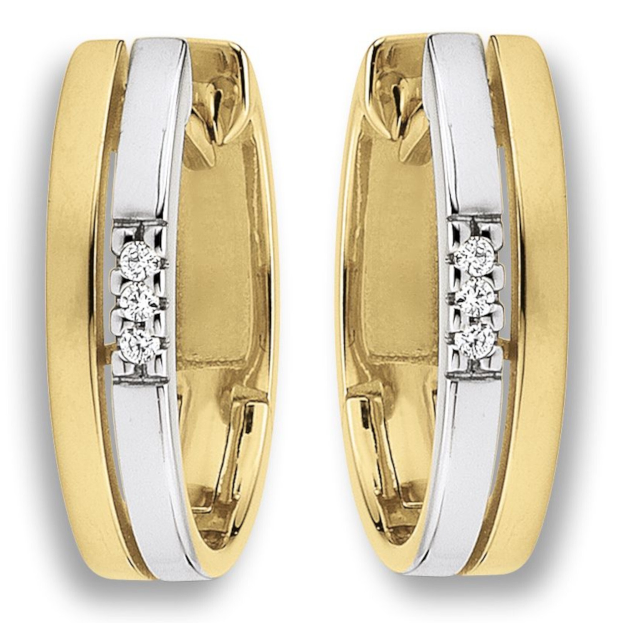 ONE ELEMENT Paar Creolen »0.03 ct Diamant Brillant Ohrringe Creolen aus 585  Gelbgold«, Damen Gold Schmuck online bestellen | BAUR