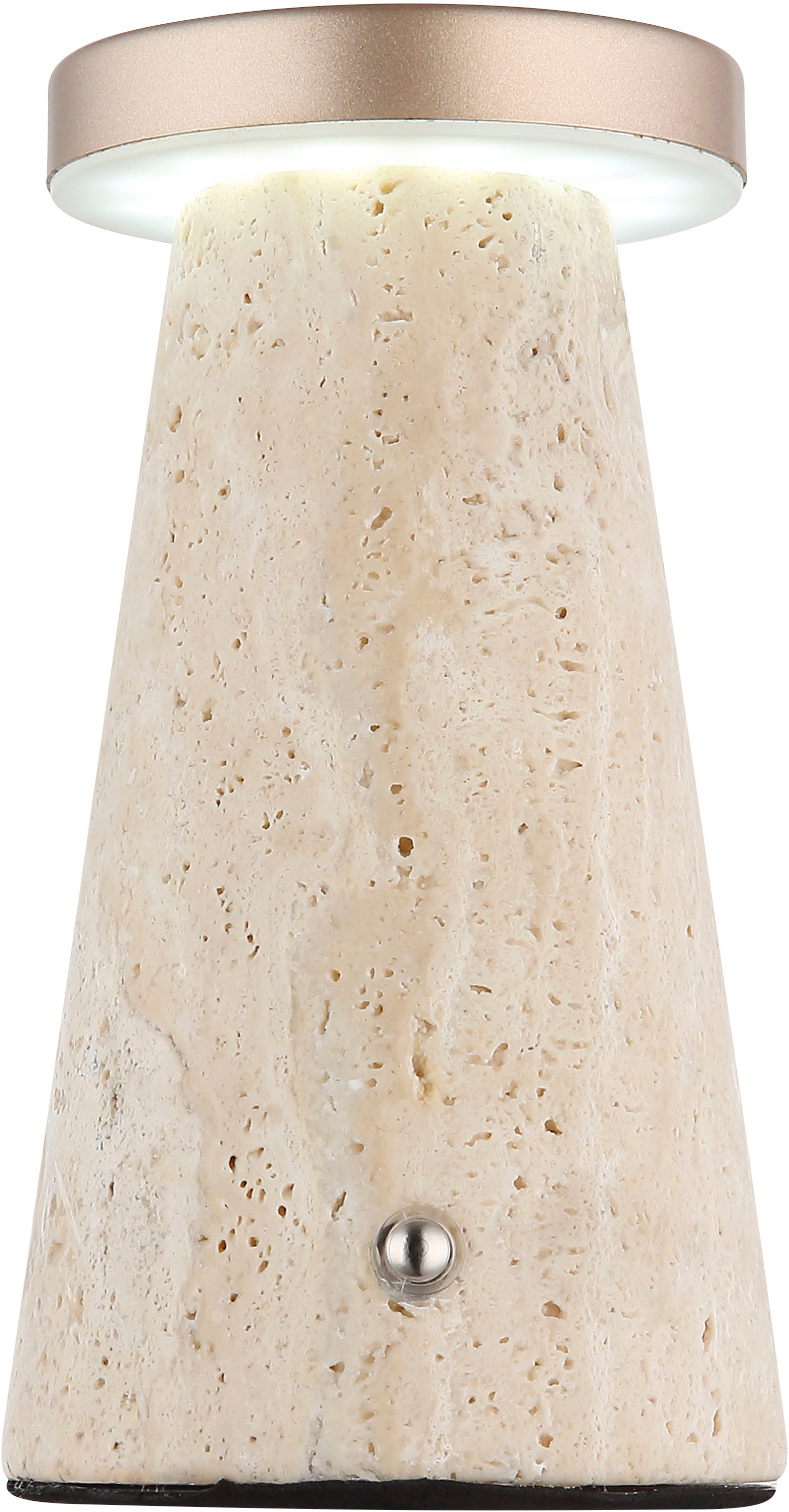 GLOBO LIGHTING Tischleuchte »ADINA« LED-Modul 1 Stk. Akku Tischleuchte für Wohn- & Schlafzimmer