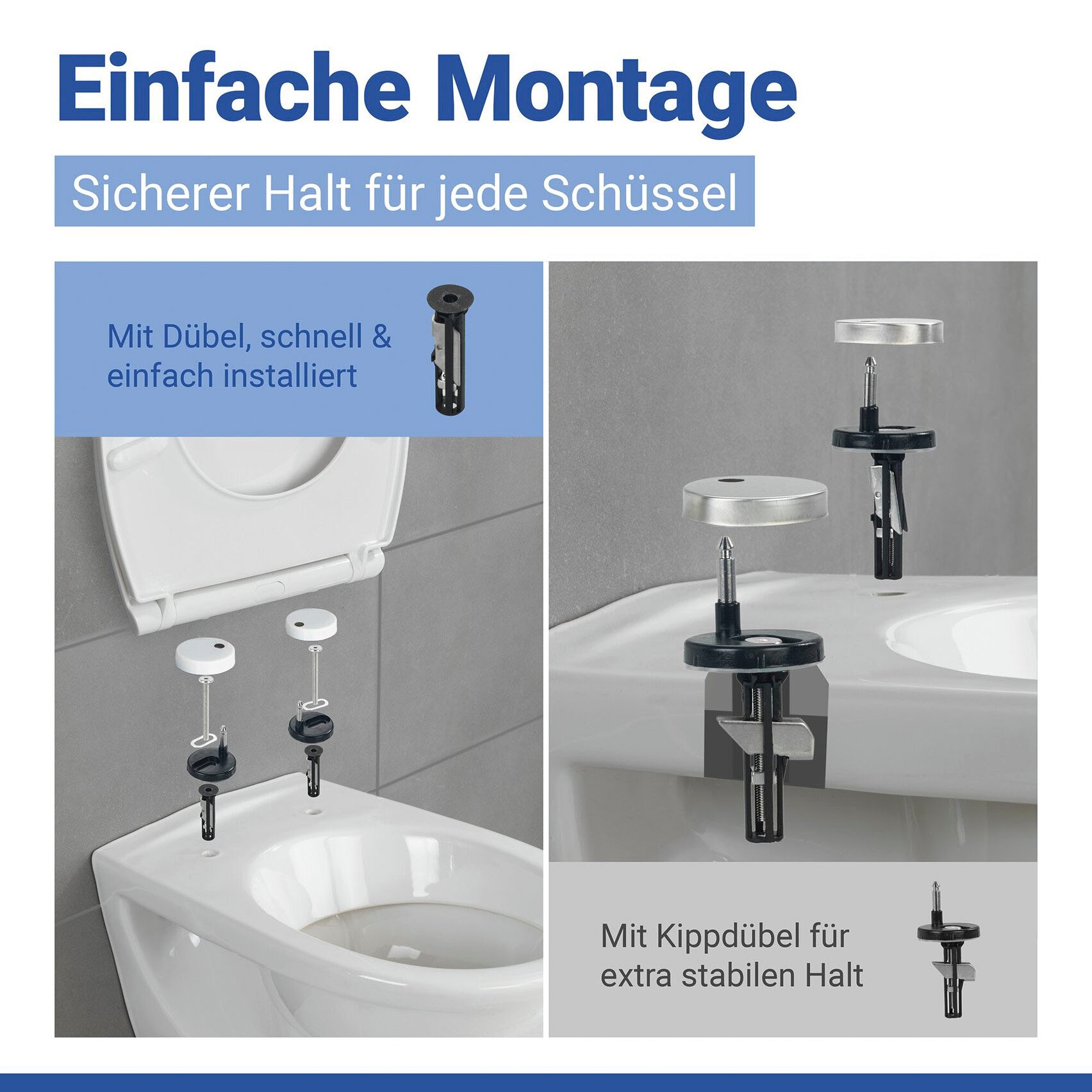 WENKO WC-Sitz »KOS« Mit Absenkautomatik