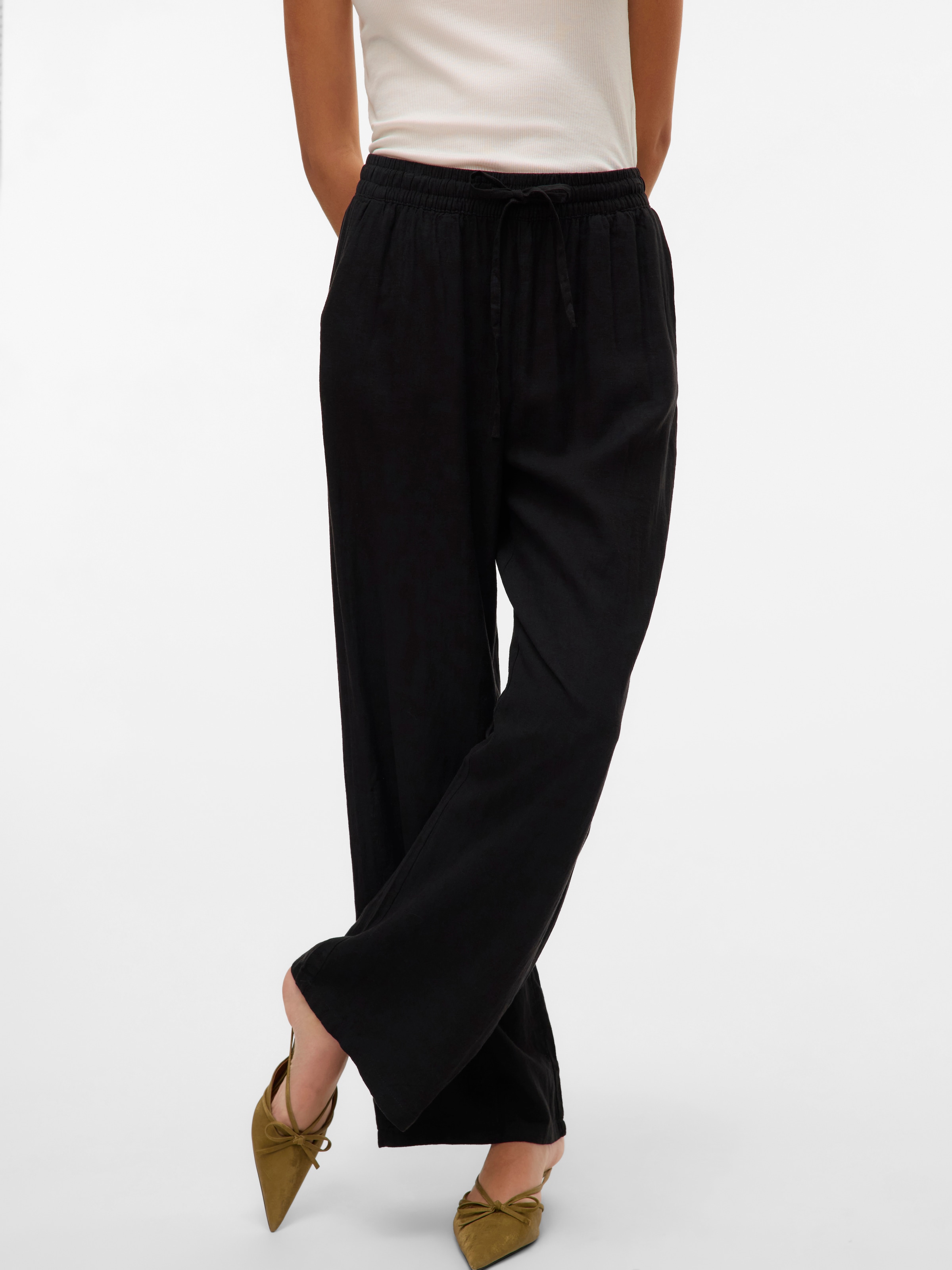 Vero Moda Schlupfhose »VMLINN LINEN PANTS WVN NOOS«