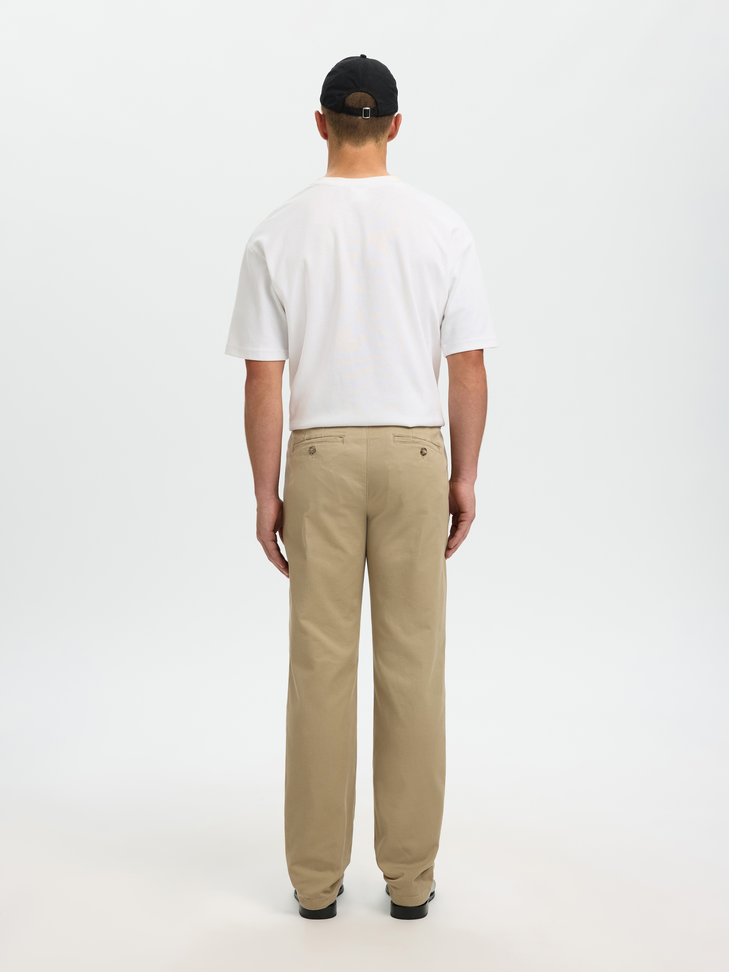SELECTED Chinos »SLM196-STRAIGHT MILES TWILL PANT NOOS«  Baumwollmischung, straight fit